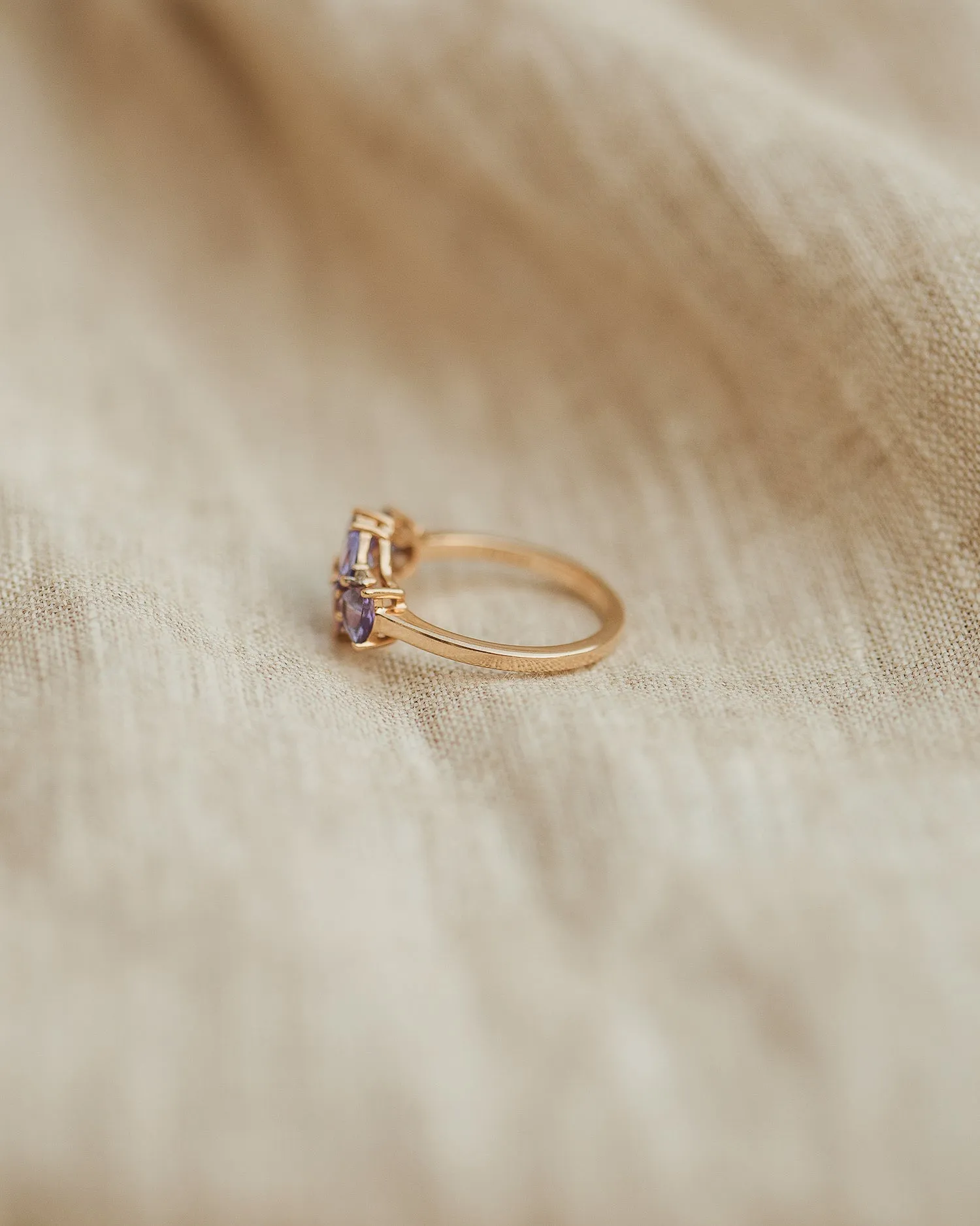 Bertha 9ct Gold Tanzanite Ring sold by Rock n Rose product image thumbnail 5