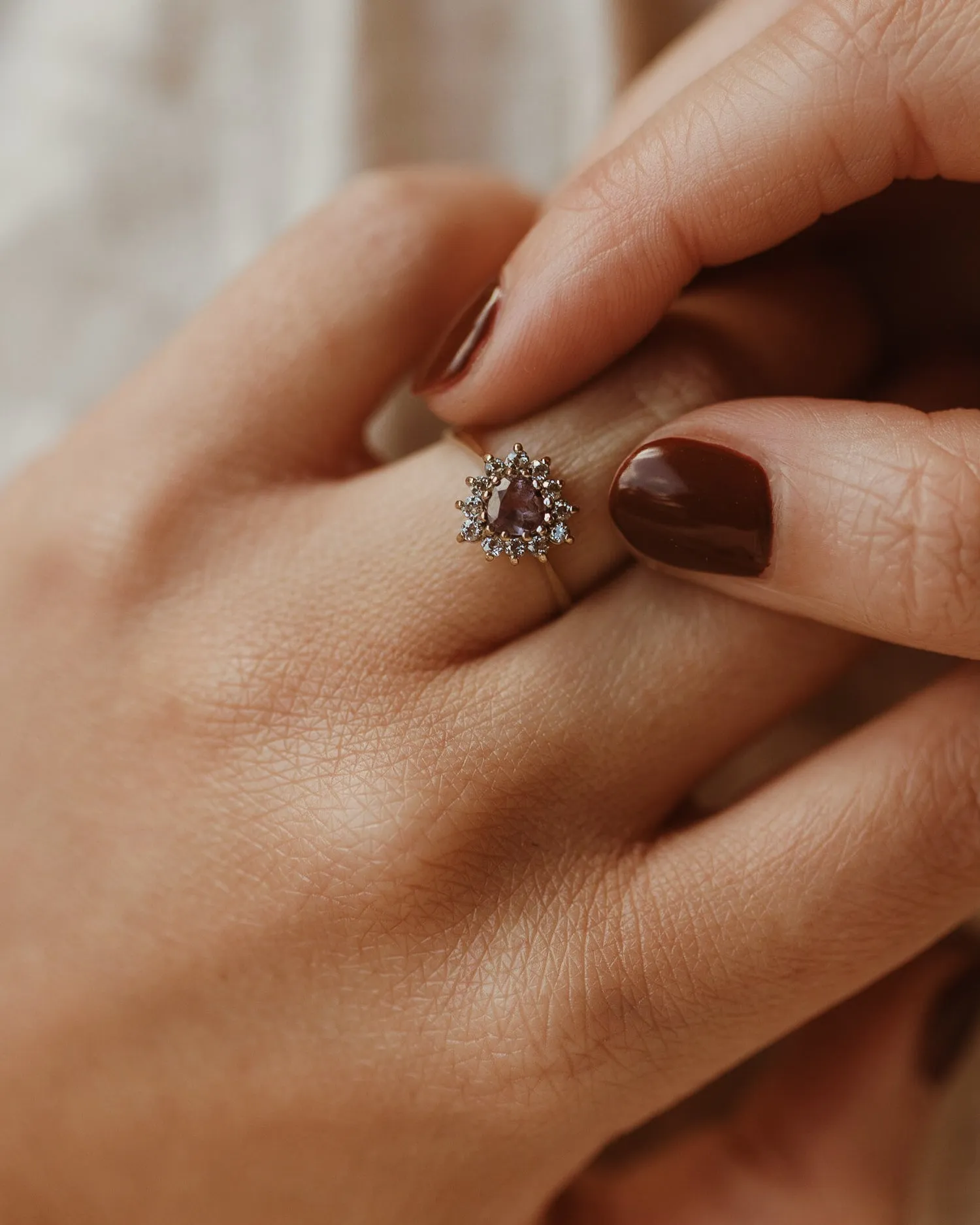 Edalyn 9ct Gold Amethyst Ring sold by Rock n Rose product image thumbnail 2