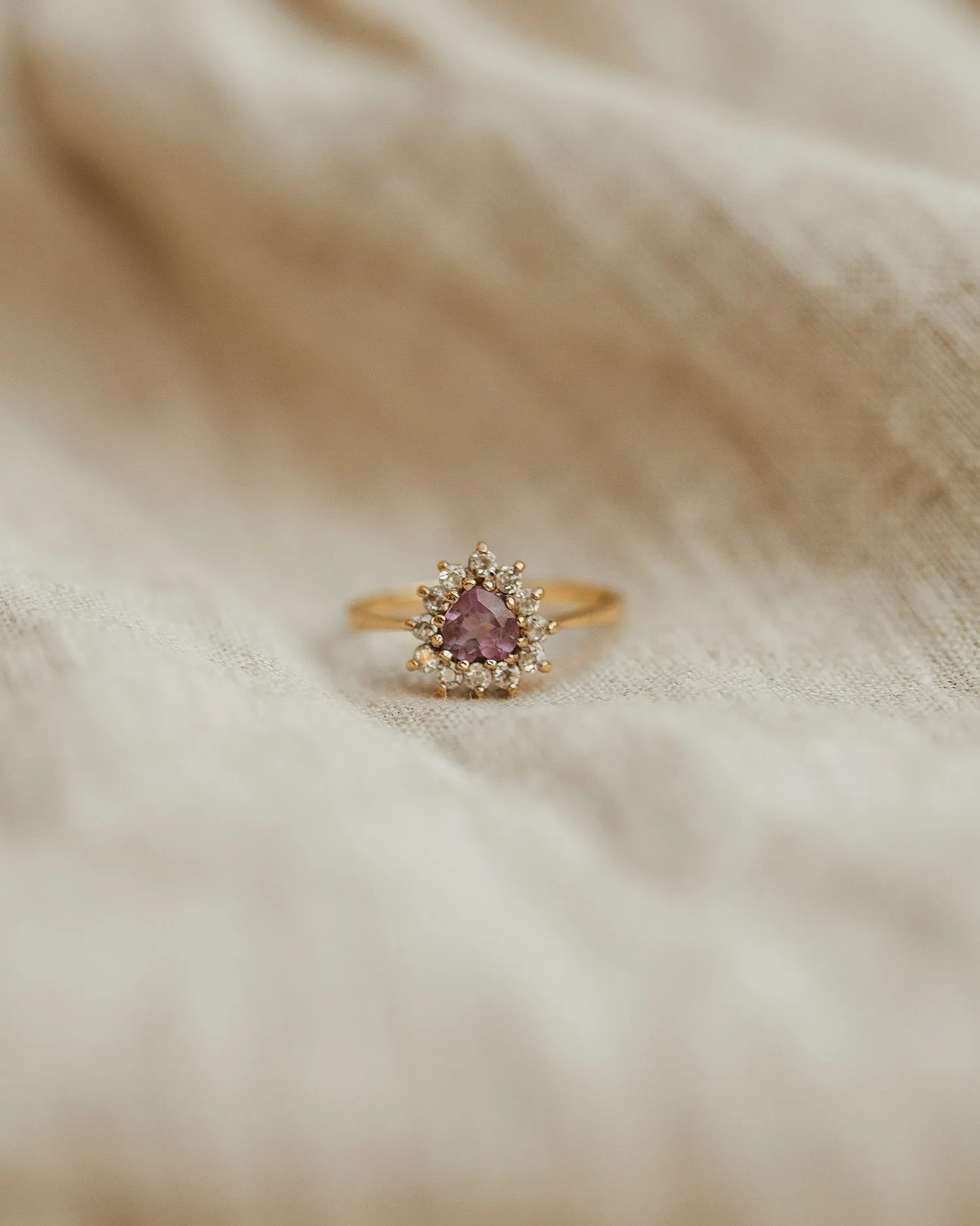 Edalyn 9ct Gold Amethyst Ring sold by Rock n Rose