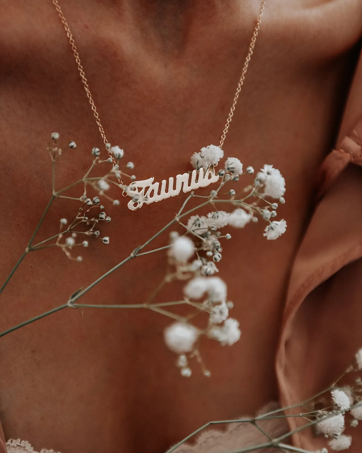 Taurus Zodiac Nameplate Necklace sold by Rock n Rose product image thumbnail 3