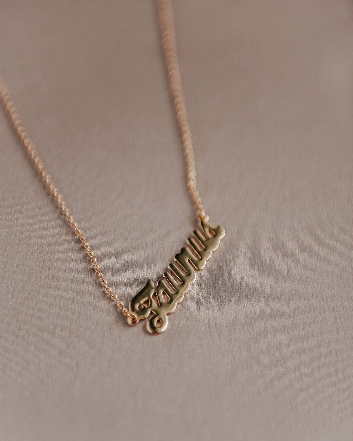 Taurus Zodiac Nameplate Necklace sold by Rock n Rose