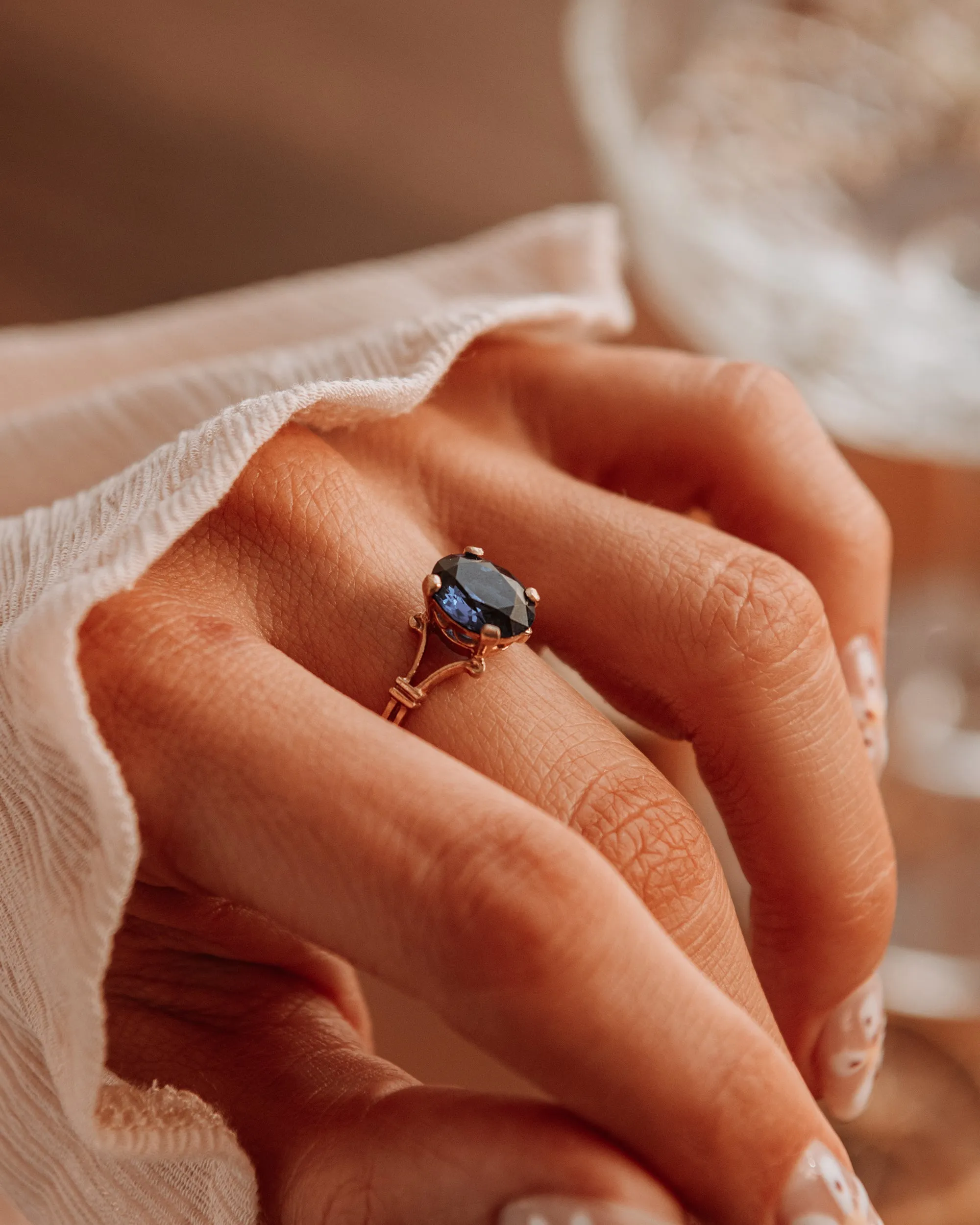 Juniper 9ct Gold Vintage Cocktail Ring sold by Rock n Rose