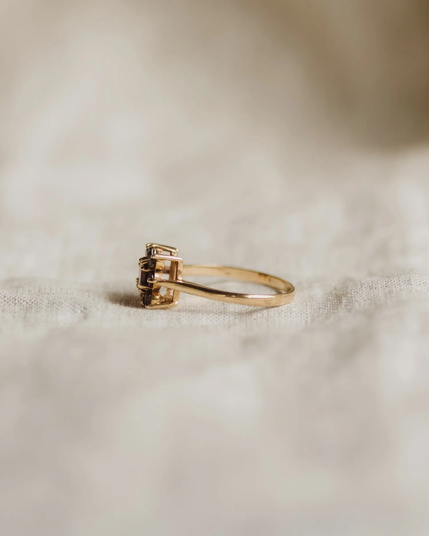 Cosette 9ct Gold Garnet Ring sold by Rock n Rose product image thumbnail 5