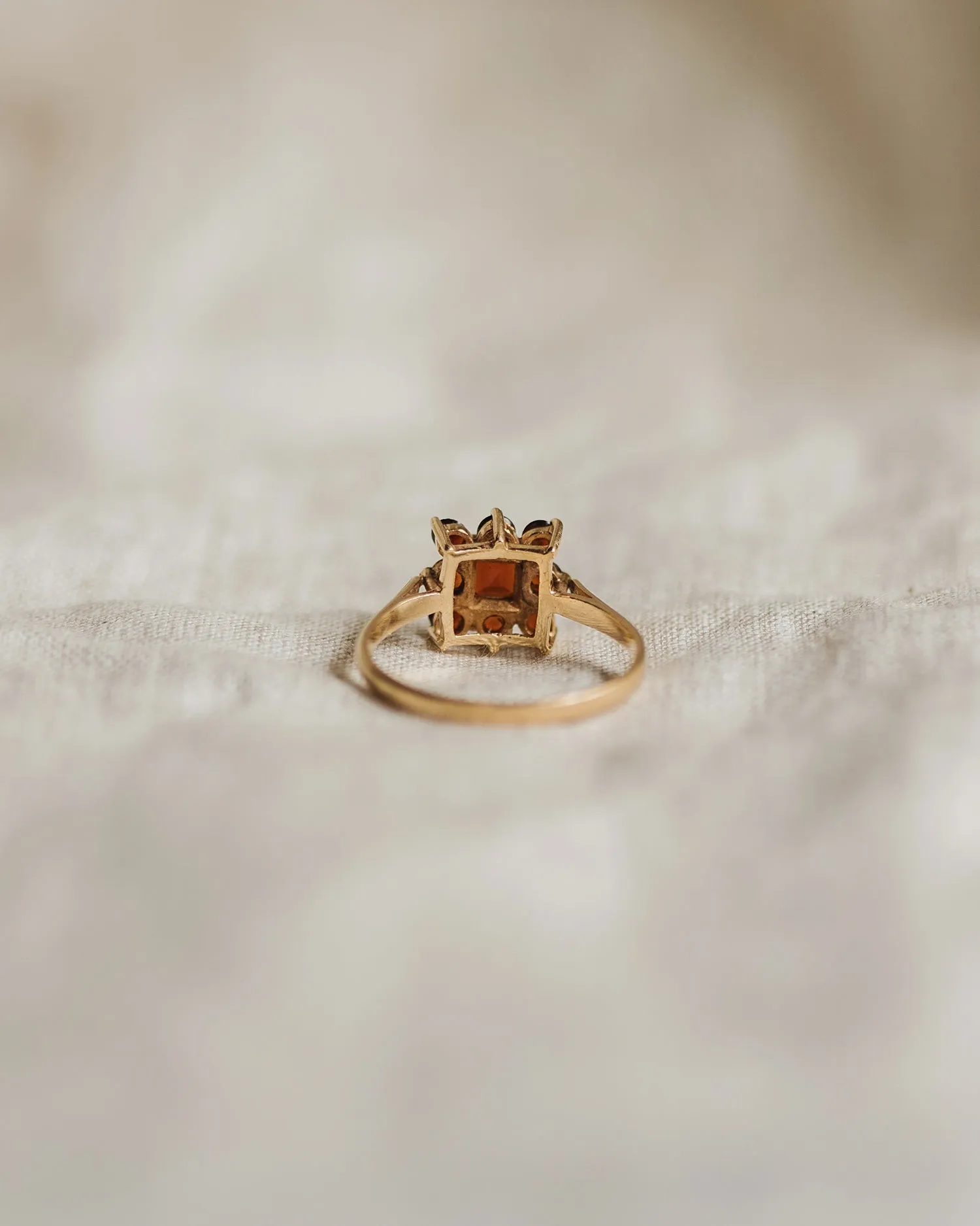 Cosette 9ct Gold Garnet Ring sold by Rock n Rose product image thumbnail 4