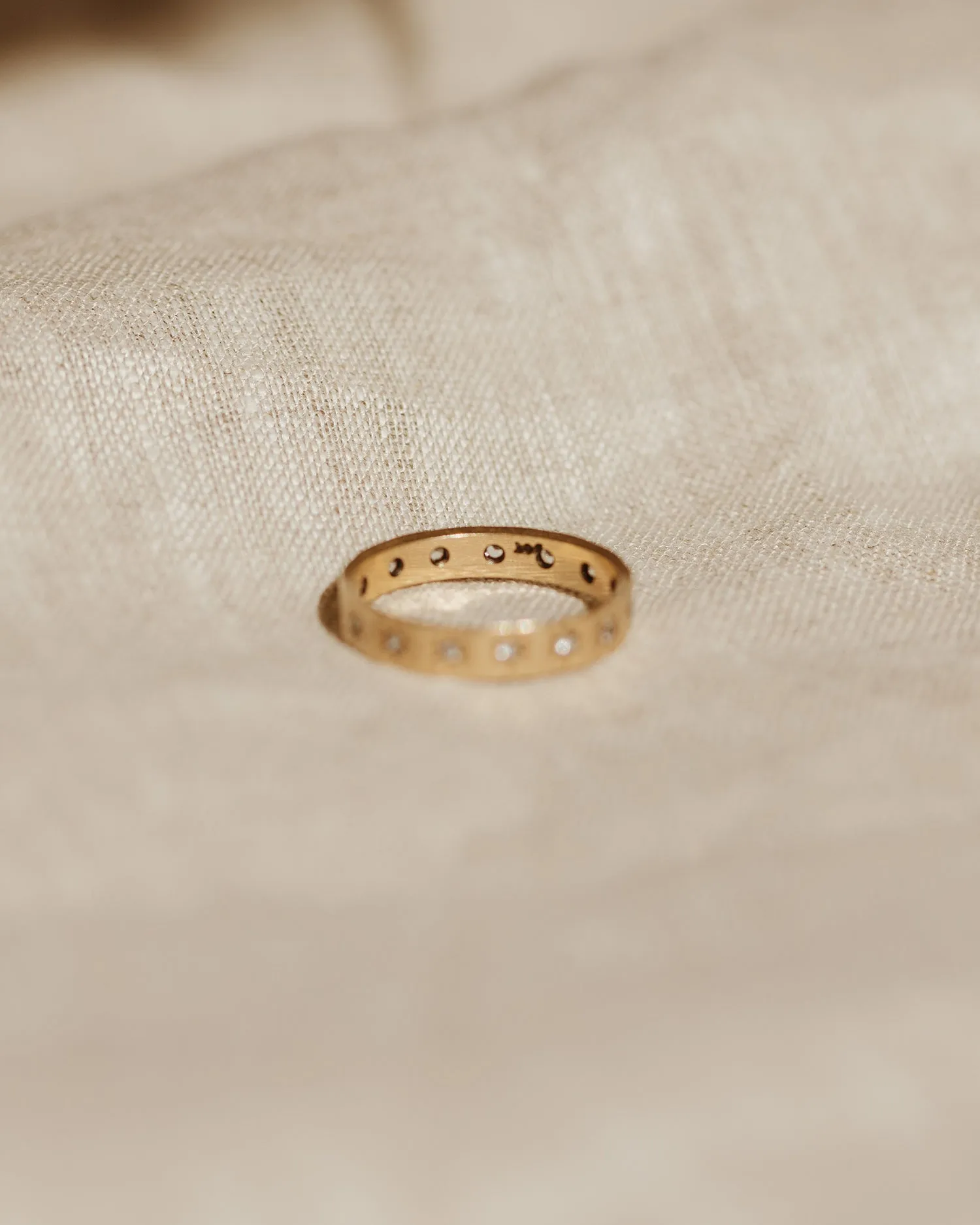 Vivian 9ct Gold Starburst Eternity Ring sold by Rock n Rose product image thumbnail 3