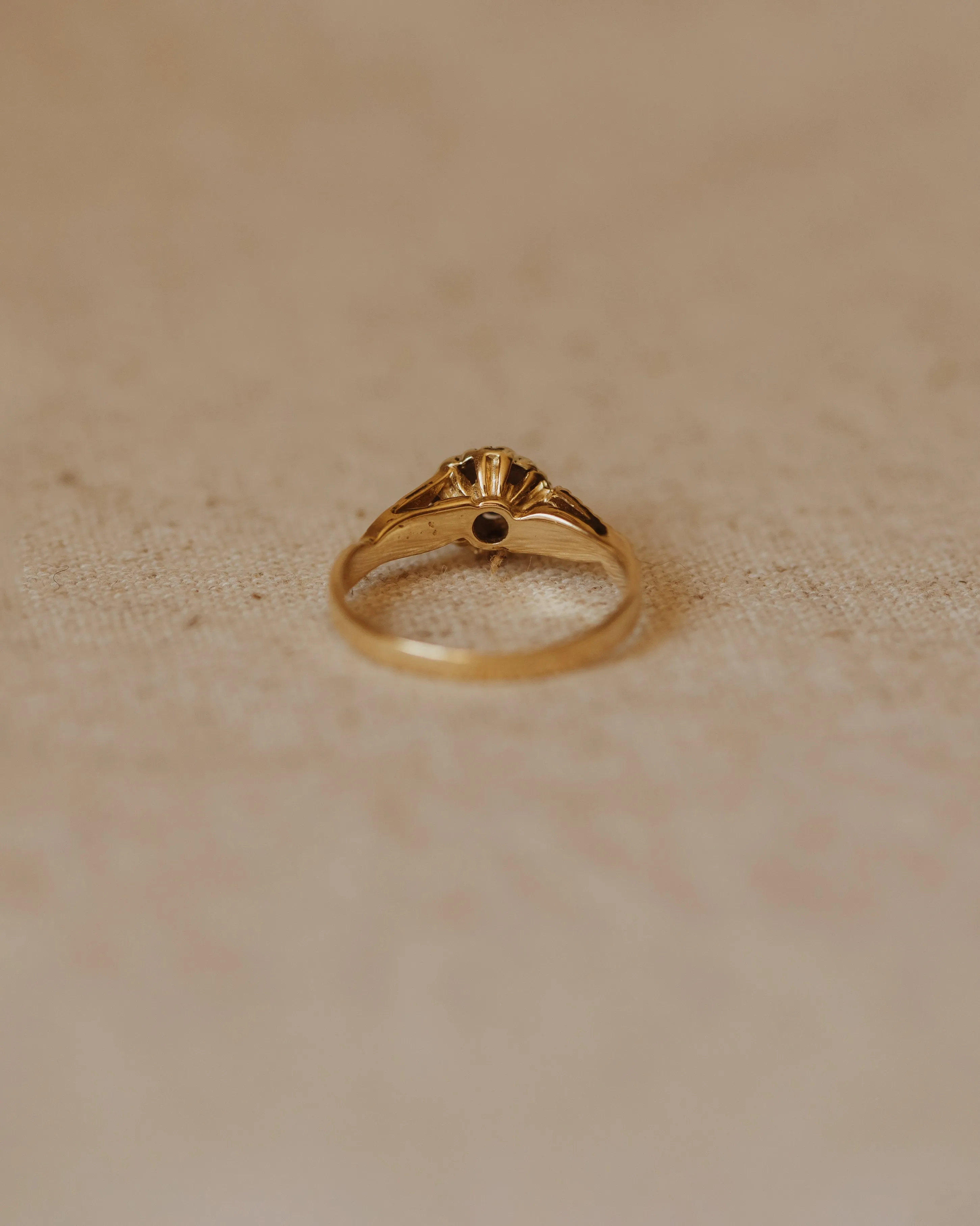 Philippa 1977 9ct Gold Sapphire & Diamond Ring sold by Rock n Rose product image thumbnail 4