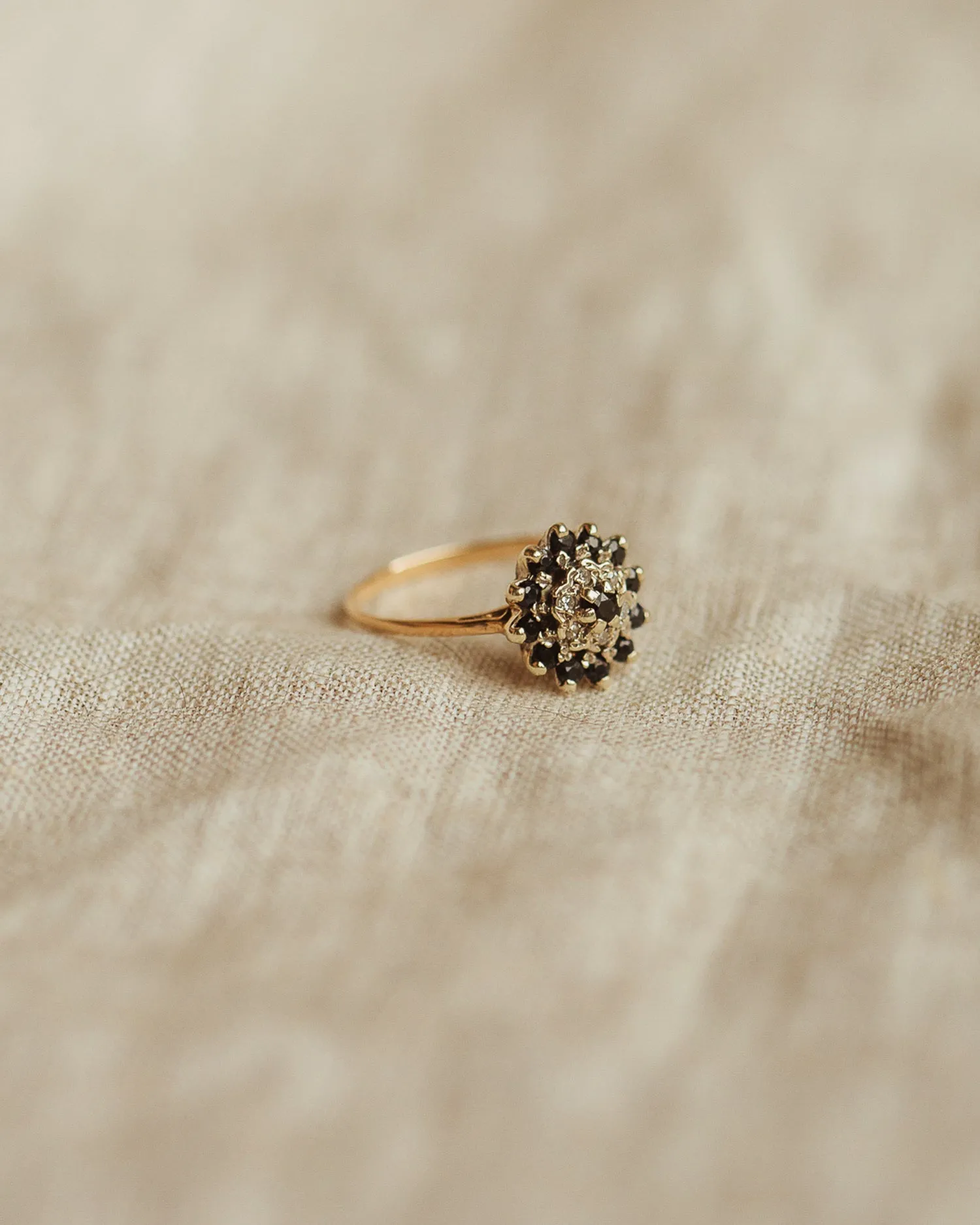 Lorelei 9ct Gold Sapphire & Diamond Ring sold by Rock n Rose product image thumbnail 3