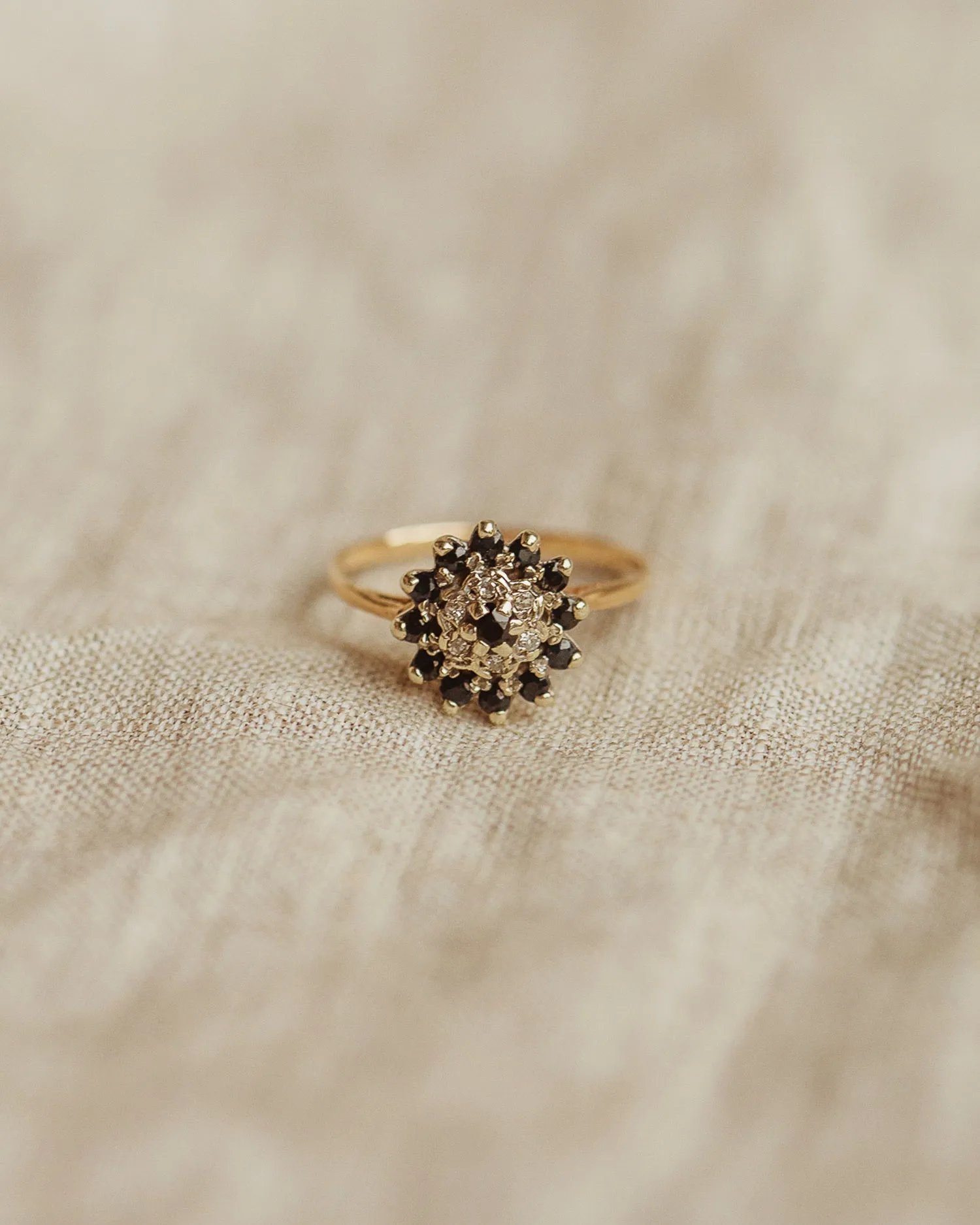 Lorelei 9ct Gold Sapphire & Diamond Ring sold by Rock n Rose product image thumbnail 2