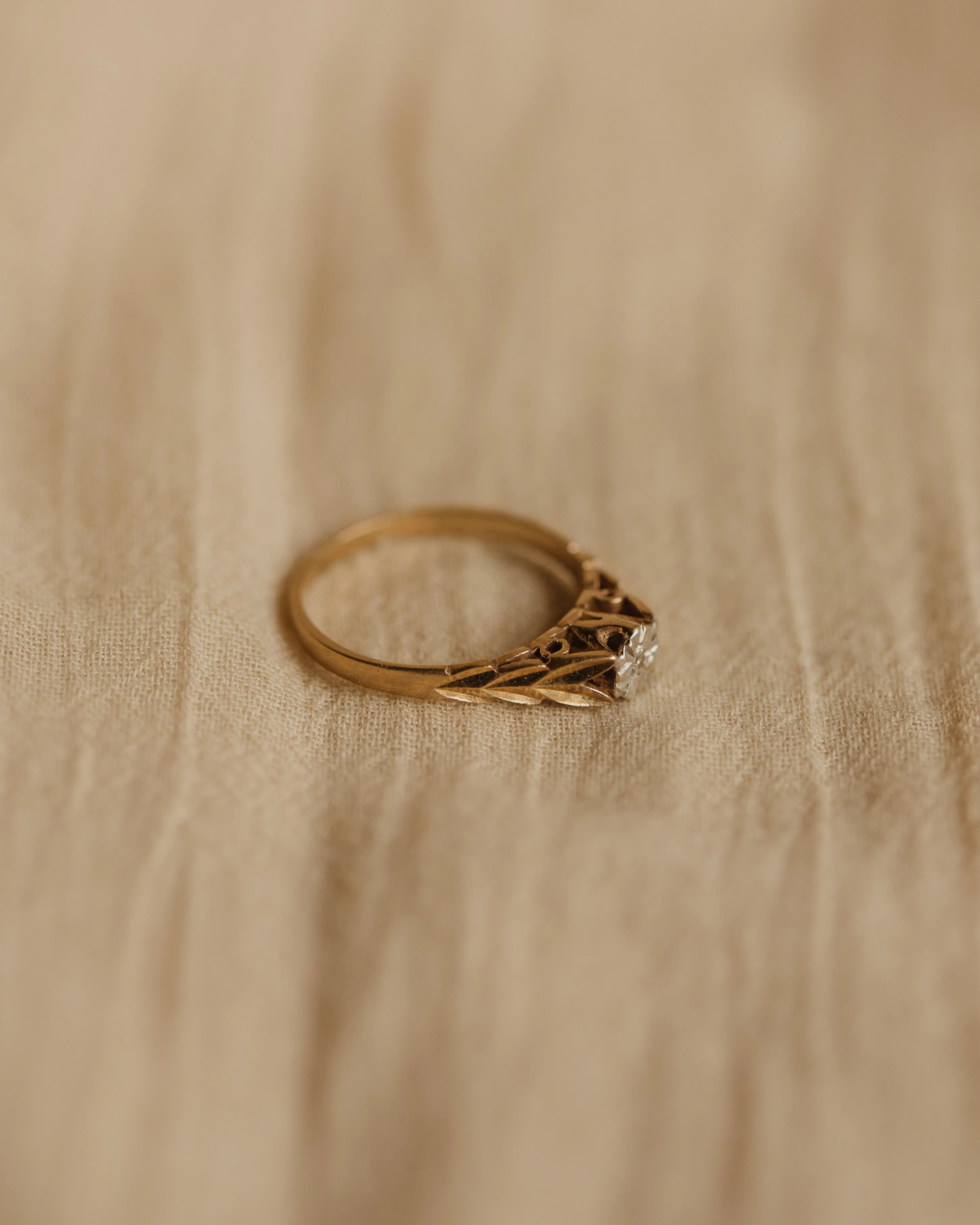 Lucie 1986 9ct Gold Diamond Ring sold by Rock n Rose product image thumbnail 4