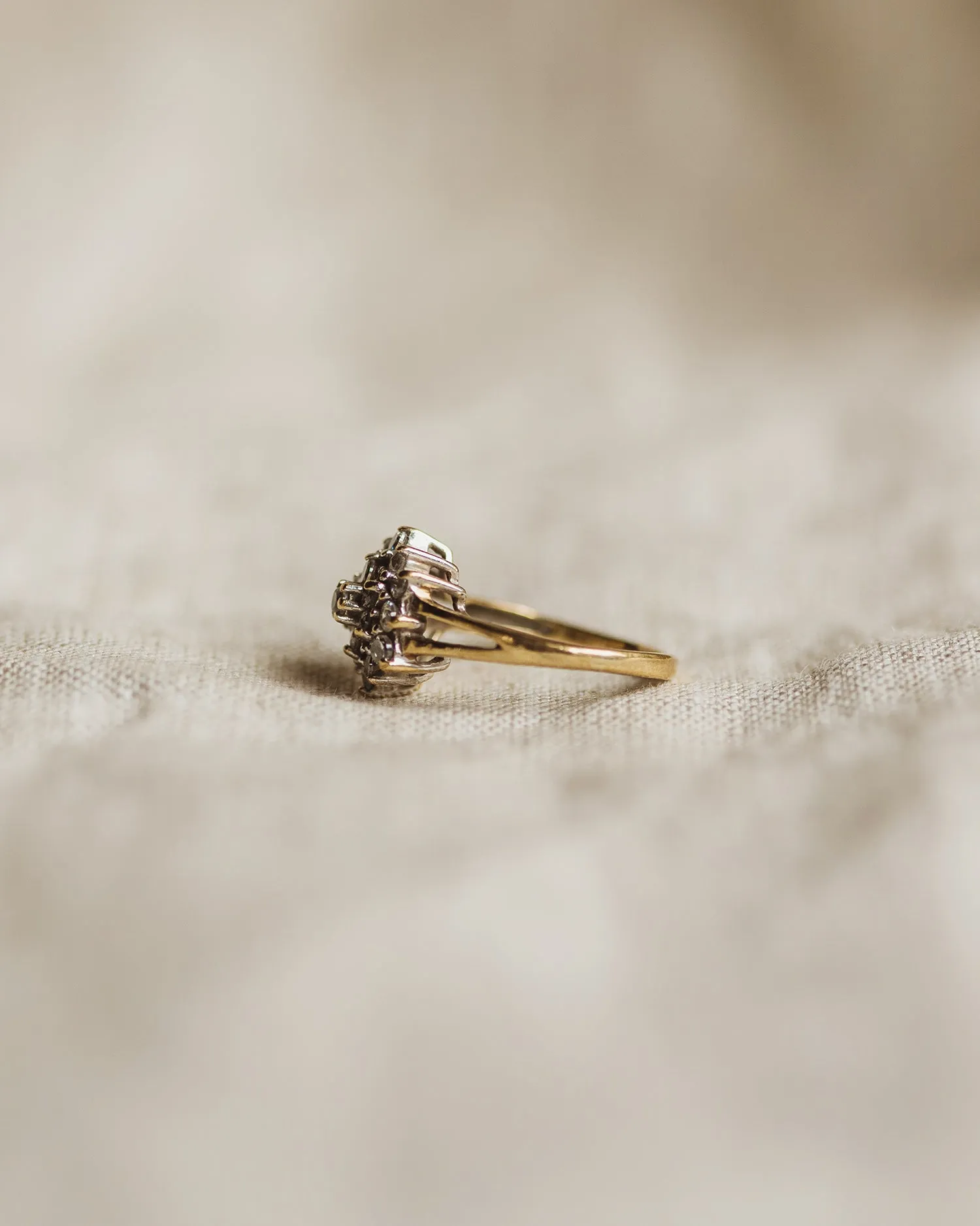 Deloris 9ct Gold Cluster Ring sold by Rock n Rose product image thumbnail 5