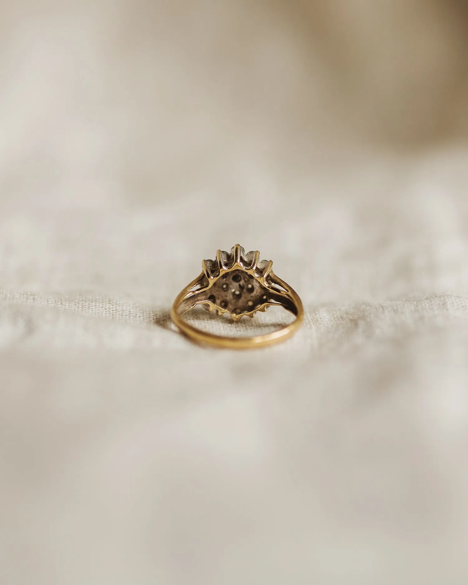 Deloris 9ct Gold Cluster Ring sold by Rock n Rose product image thumbnail 4