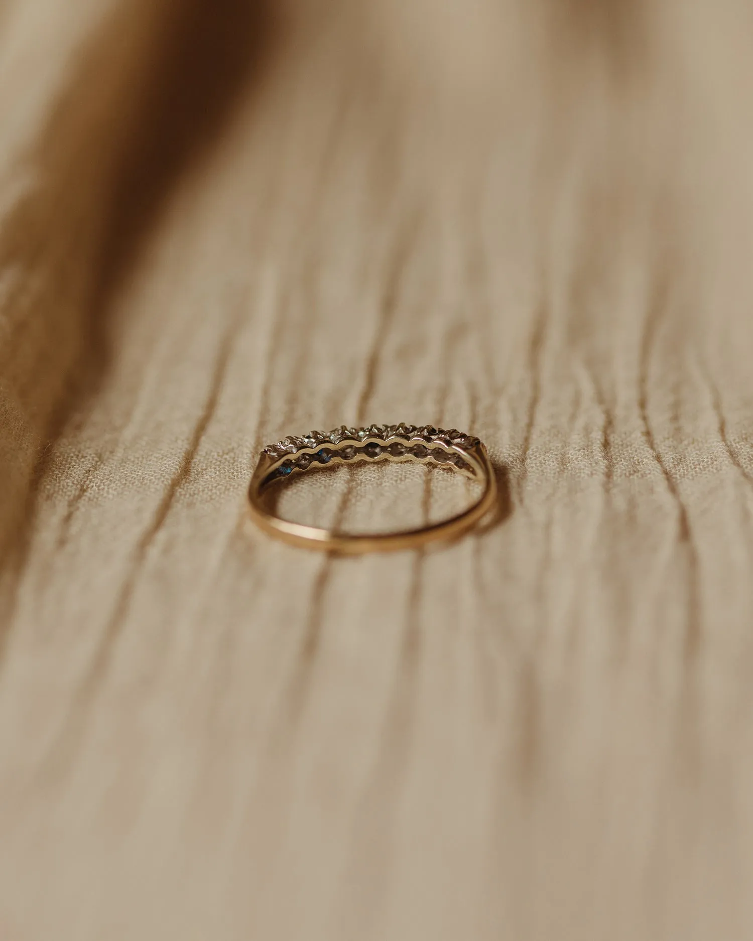 Meredith 9ct Gold Sapphire & Diamond Ring sold by Rock n Rose product image thumbnail 5