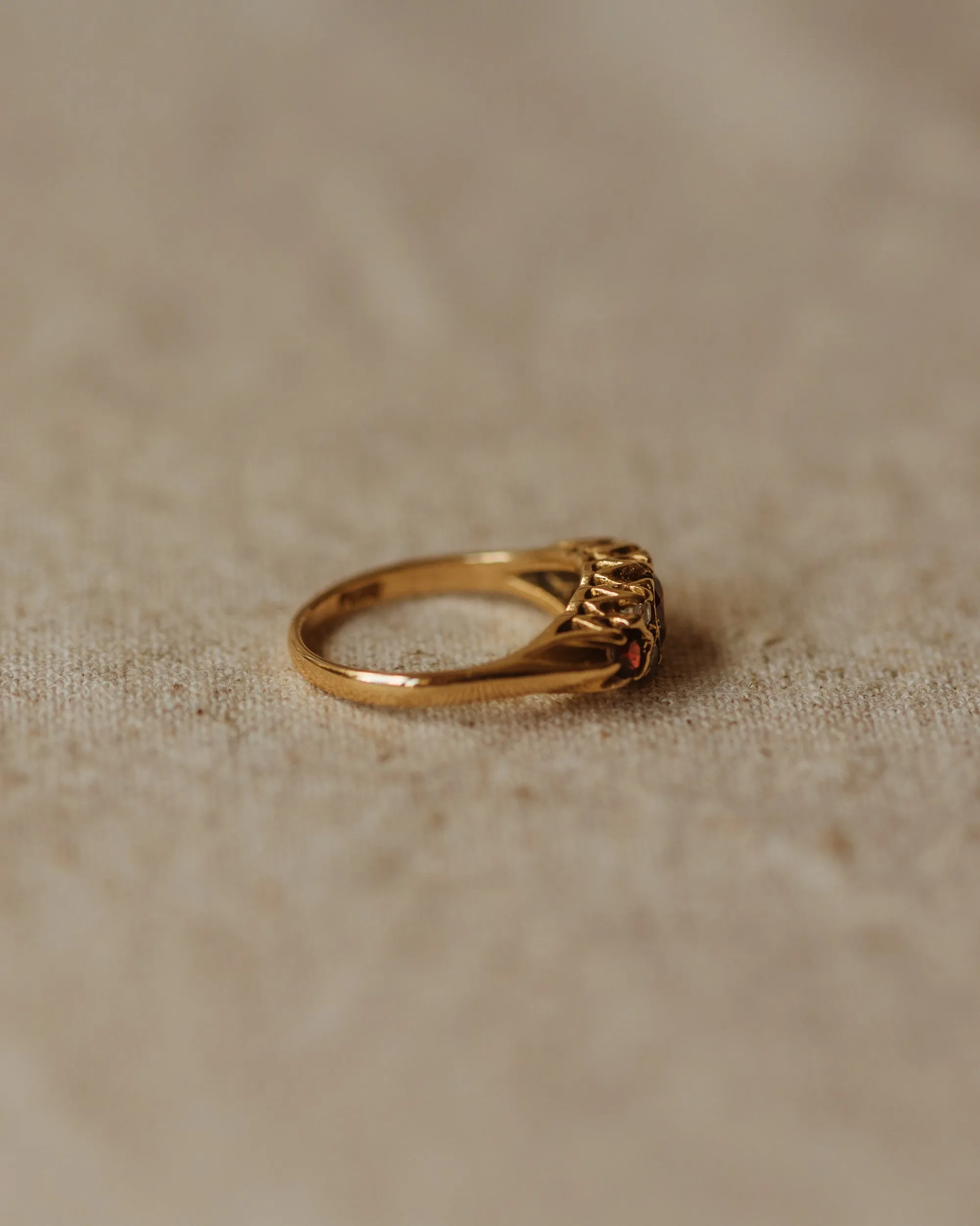 Clementine 1975 9ct Gold Garnet Ring sold by Rock n Rose product image thumbnail 5