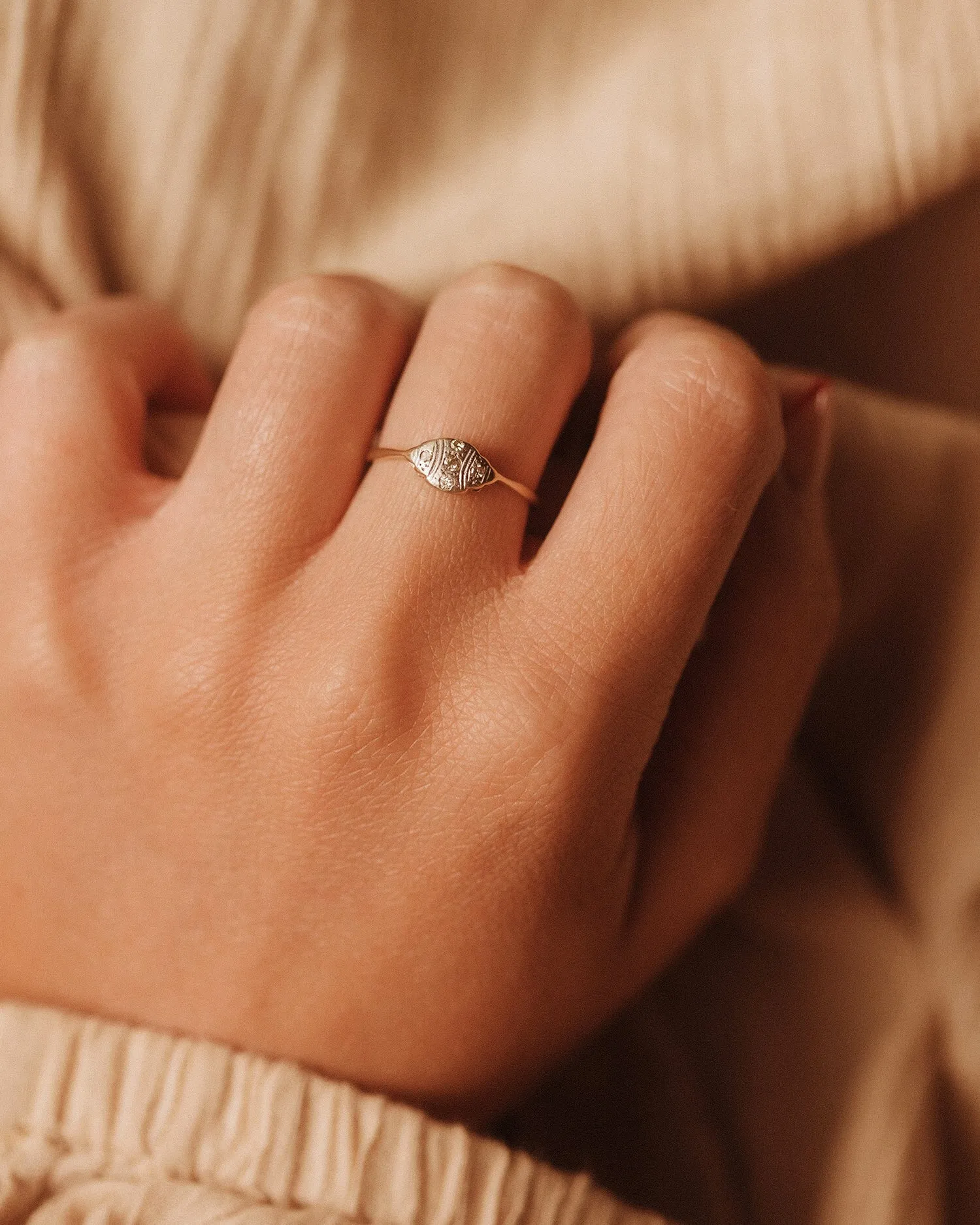 Theodora 18ct Gold Diamond Ring sold by Rock n Rose