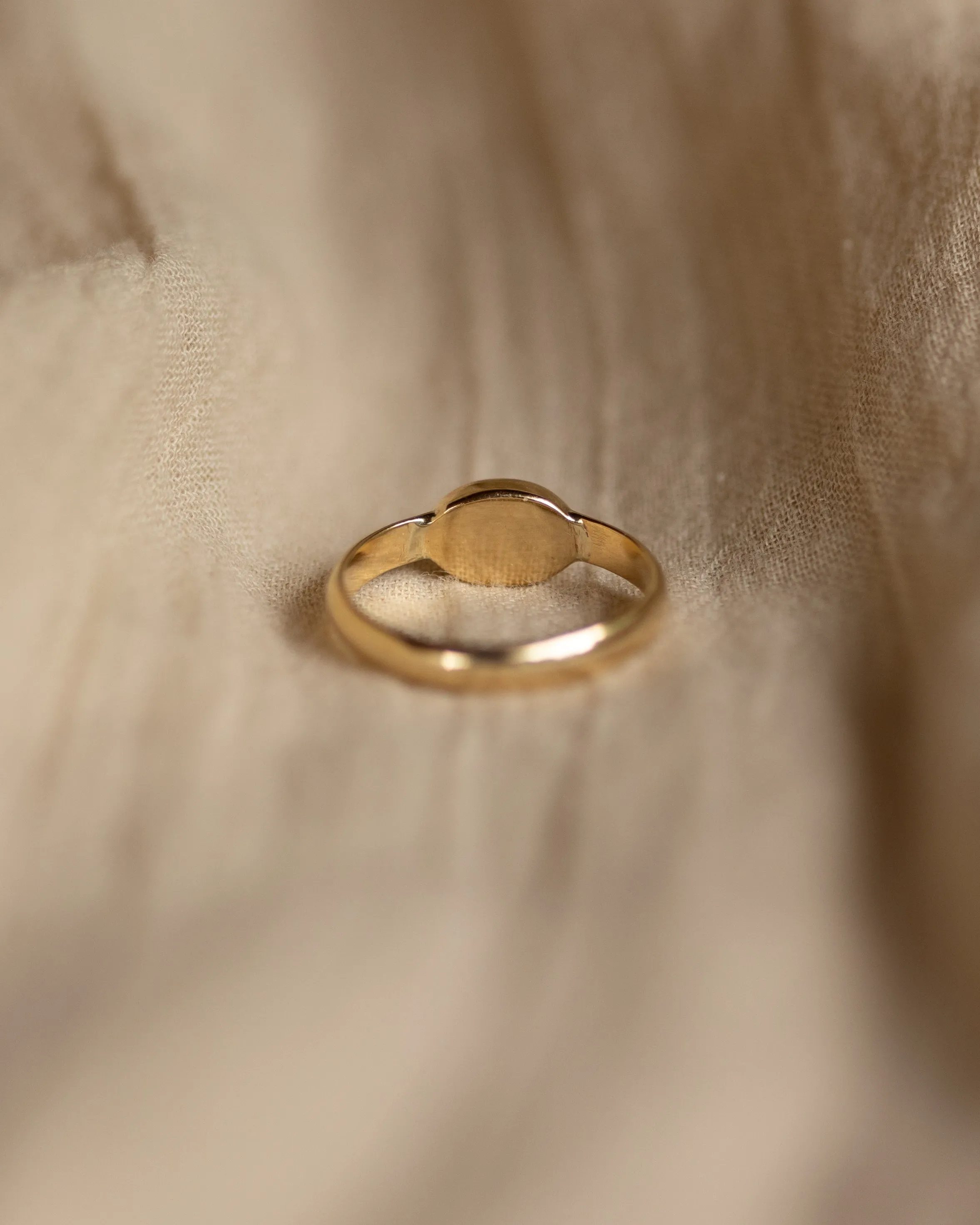 Ovalie 1979 Vintage 9ct Gold Tigers Eye Solitaire Ring sold by Rock n Rose product image thumbnail 5