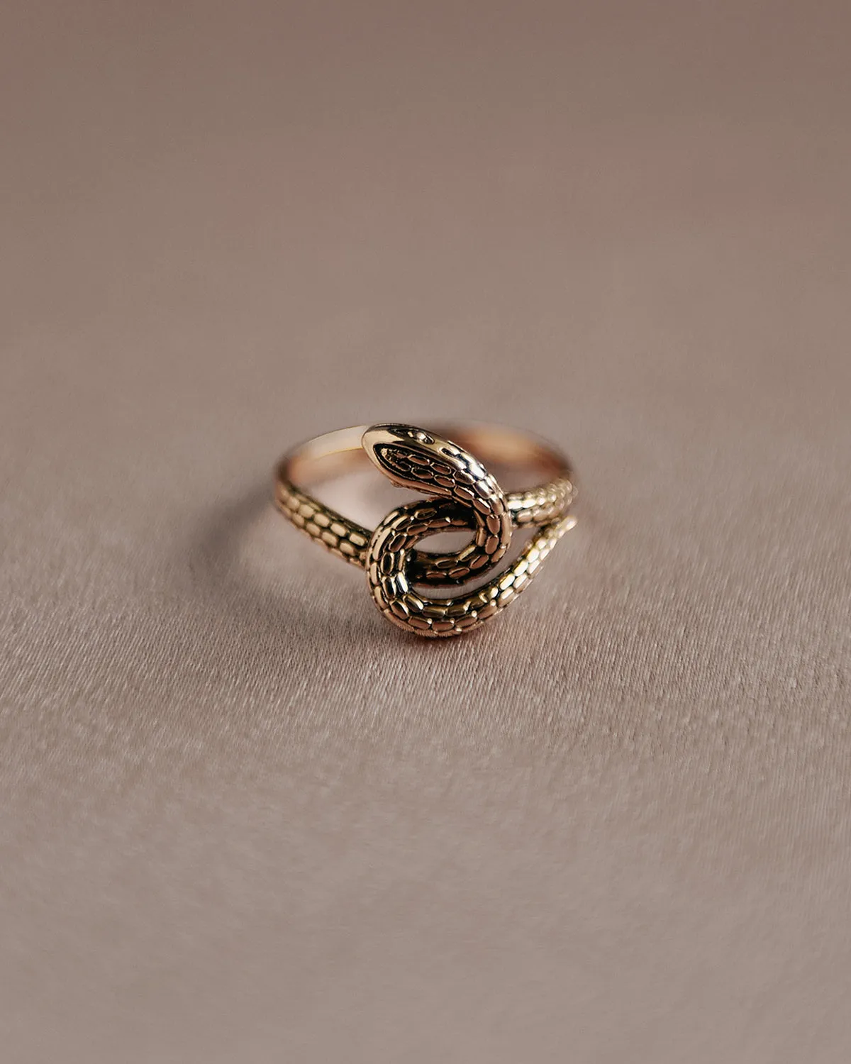 Sunday Gold Vermeil Snake Ring sold by Rock n Rose