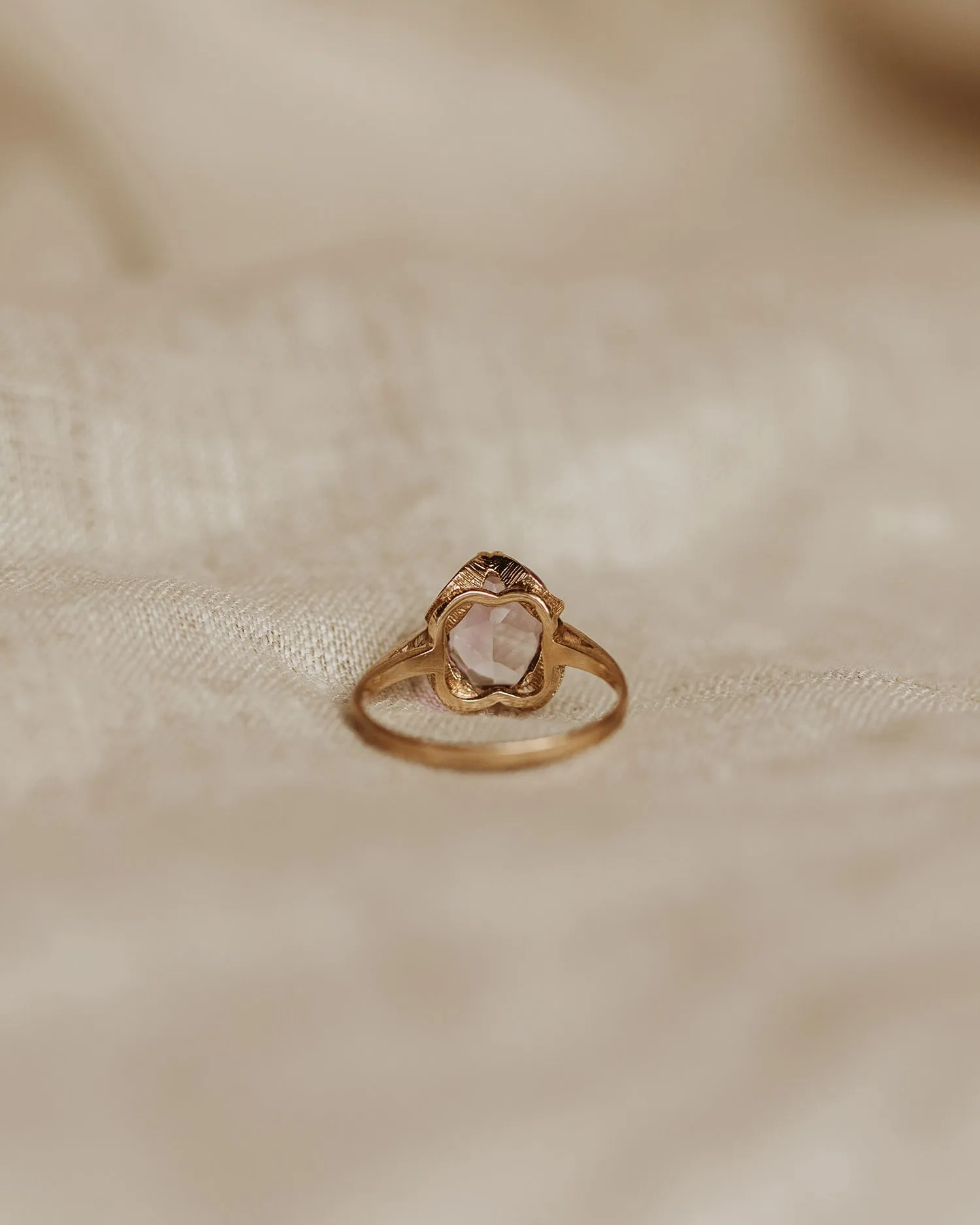 Elizabeth 9ct Gold Amethyst Ring sold by Rock n Rose product image thumbnail 4