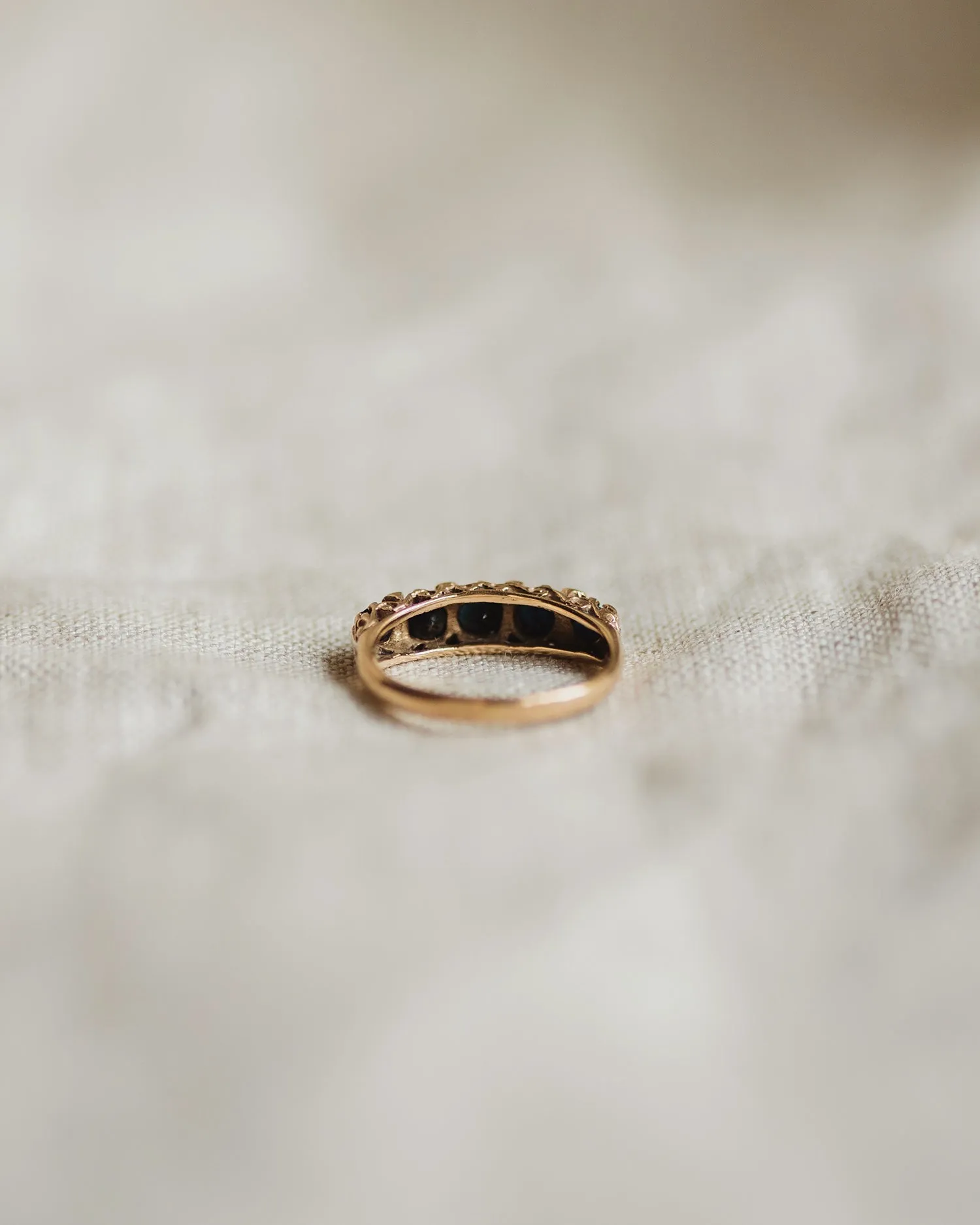 Emory 9ct Gold Sapphire Ring sold by Rock n Rose product image thumbnail 4