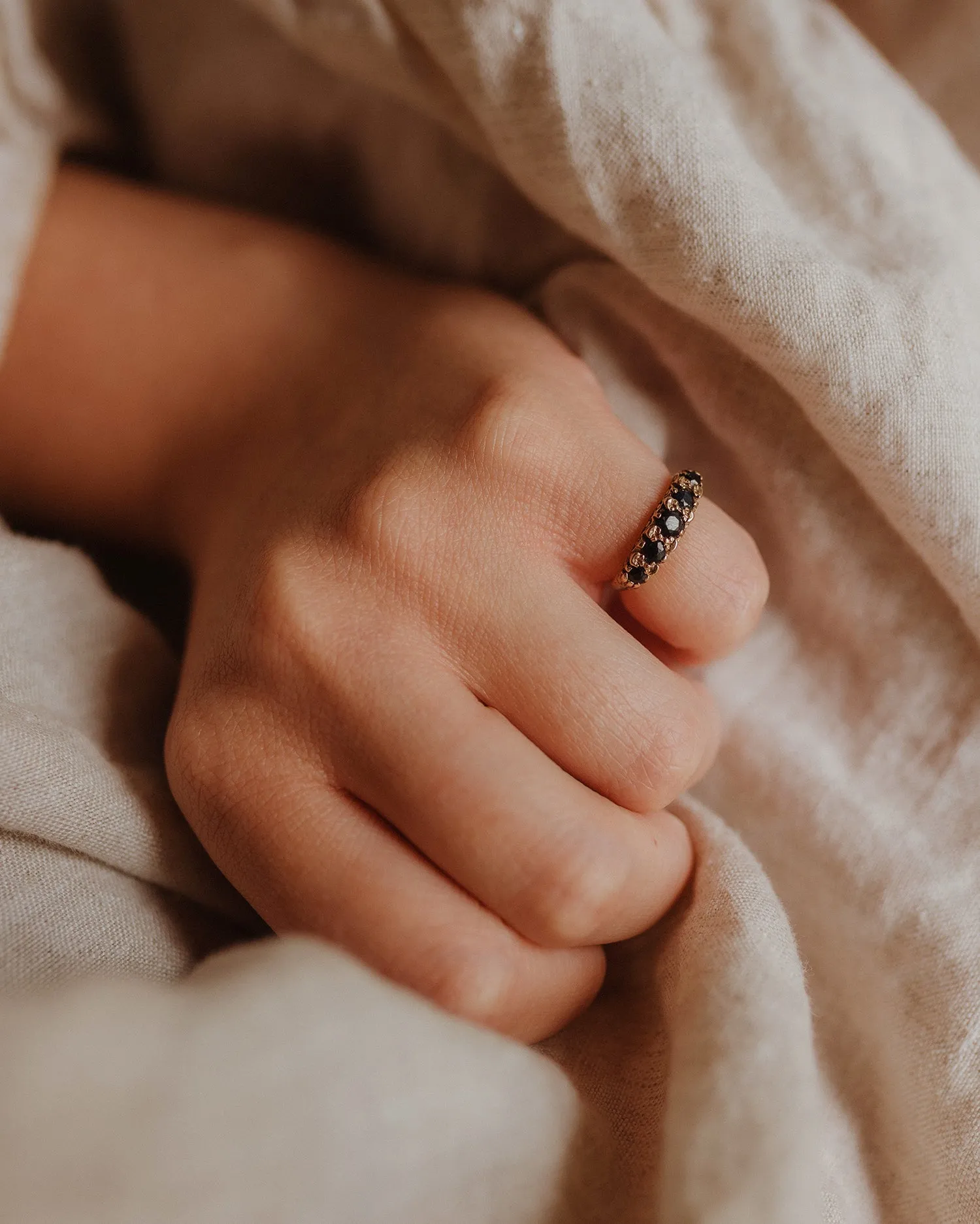 Emory 9ct Gold Sapphire Ring sold by Rock n Rose