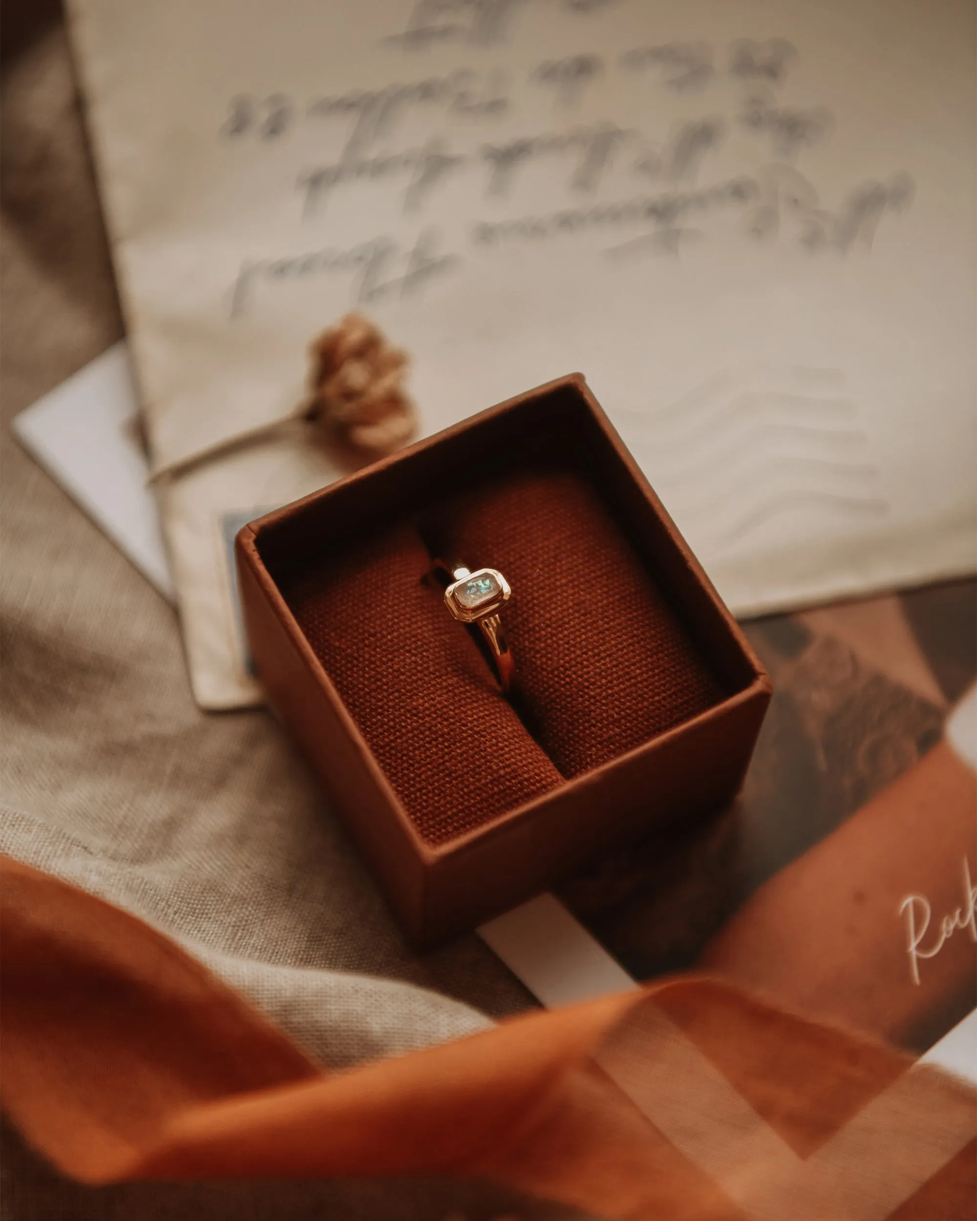 Frances Gold Vermeil Birthstone Ring - October sold by Rock n Rose product image thumbnail 2