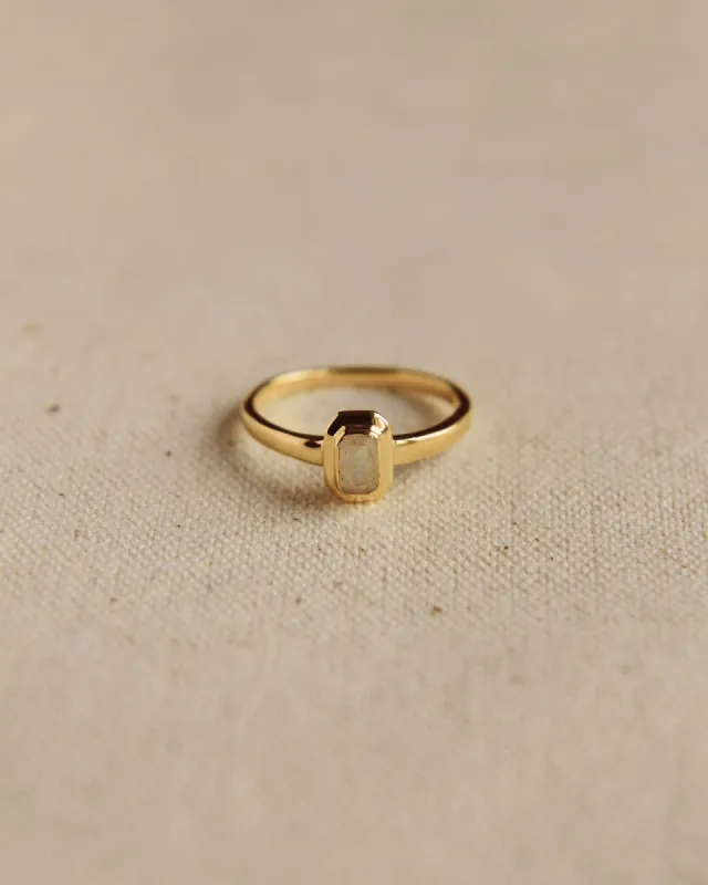 Frances Gold Vermeil Birthstone Ring - October sold by Rock n Rose