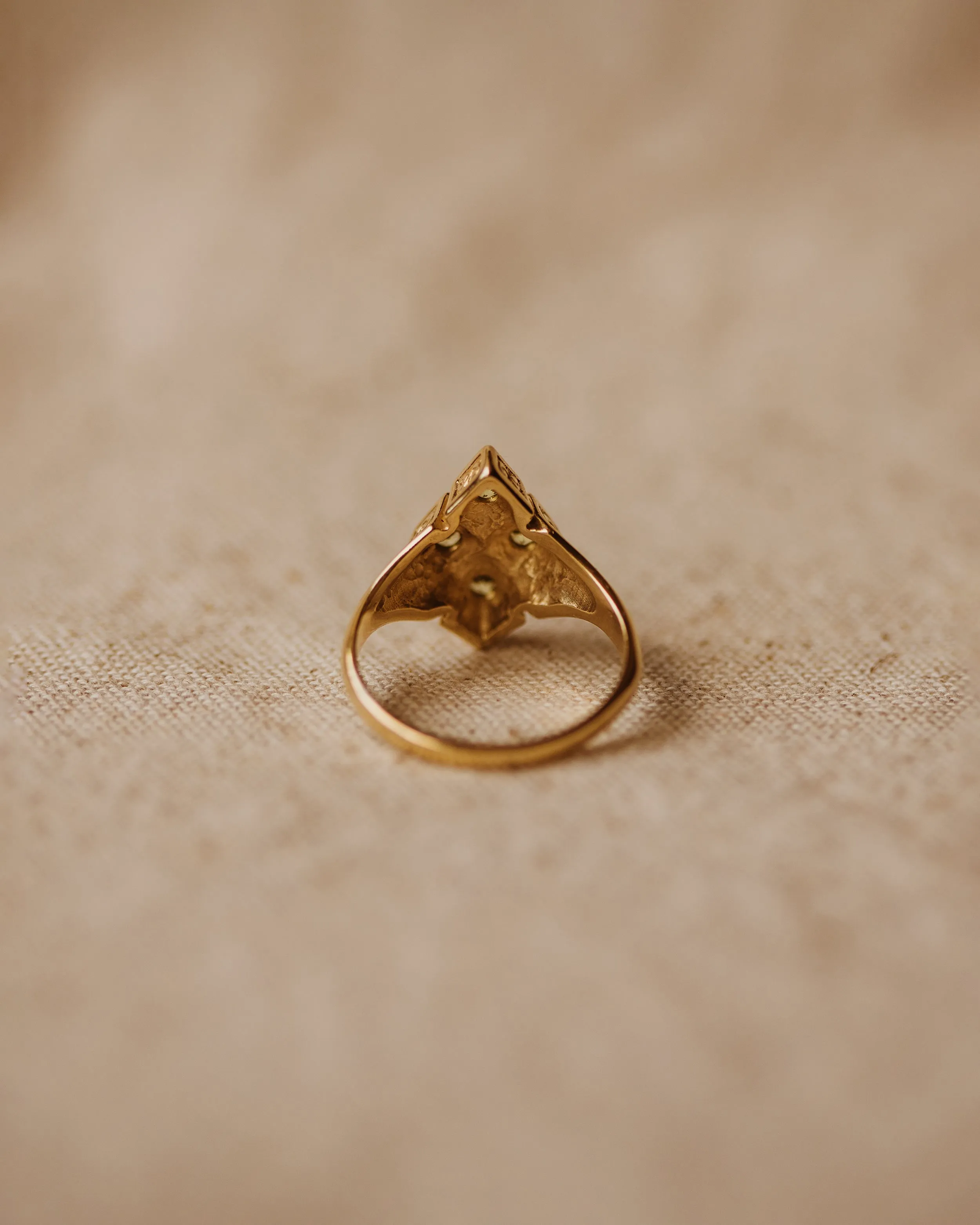 Johanna 1989 9ct Gold Peridot Ring sold by Rock n Rose product image thumbnail 4