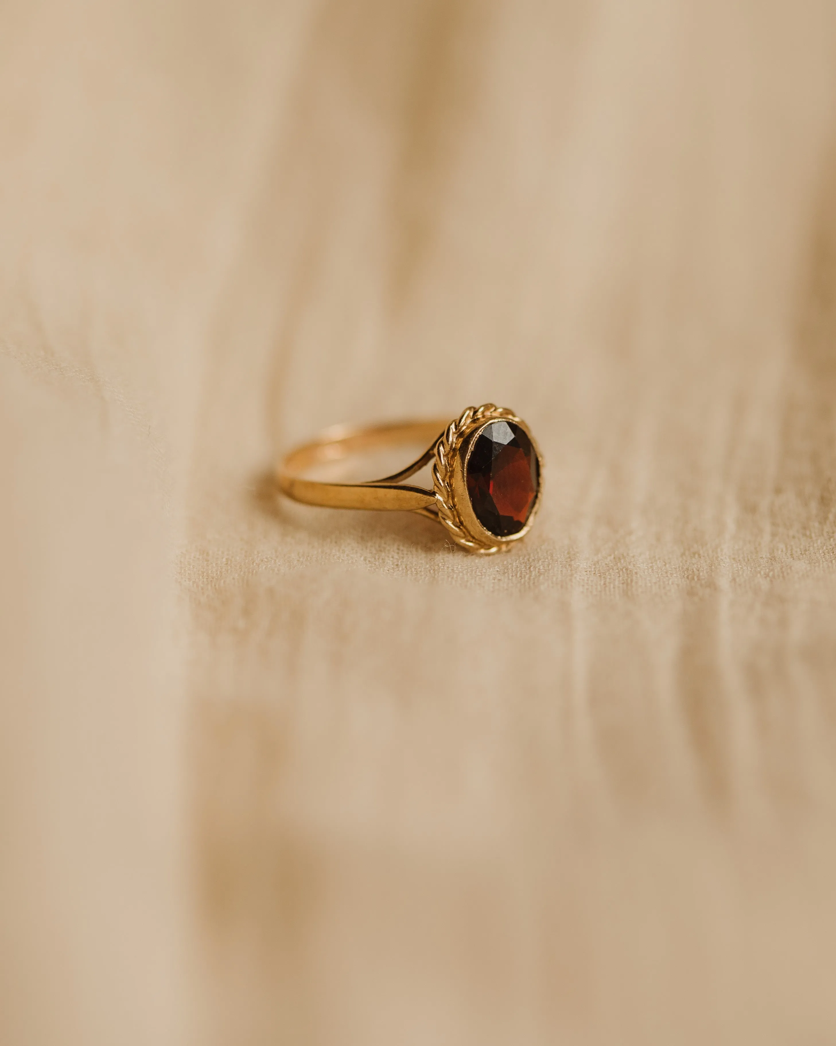Doreen 1988 9ct Gold Garnet Ring sold by Rock n Rose product image thumbnail 3