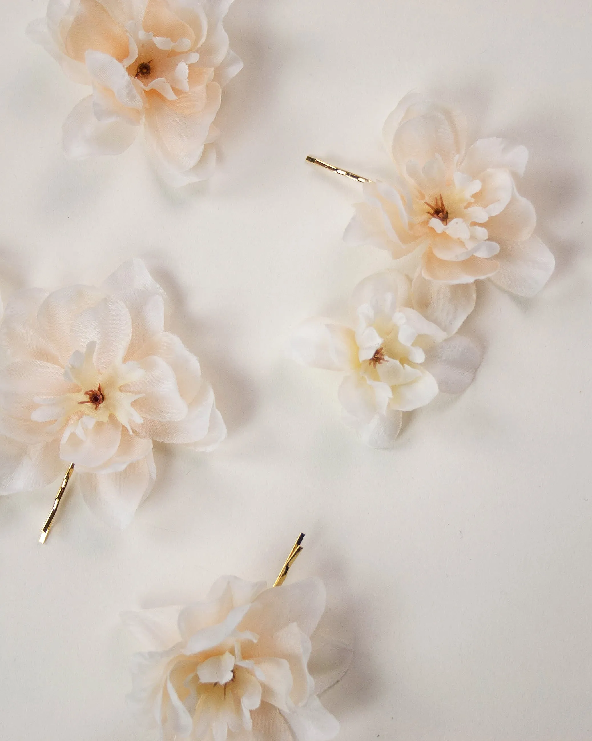 Franny Flower Hair Pins - Blush sold by Rock n Rose product image thumbnail 5