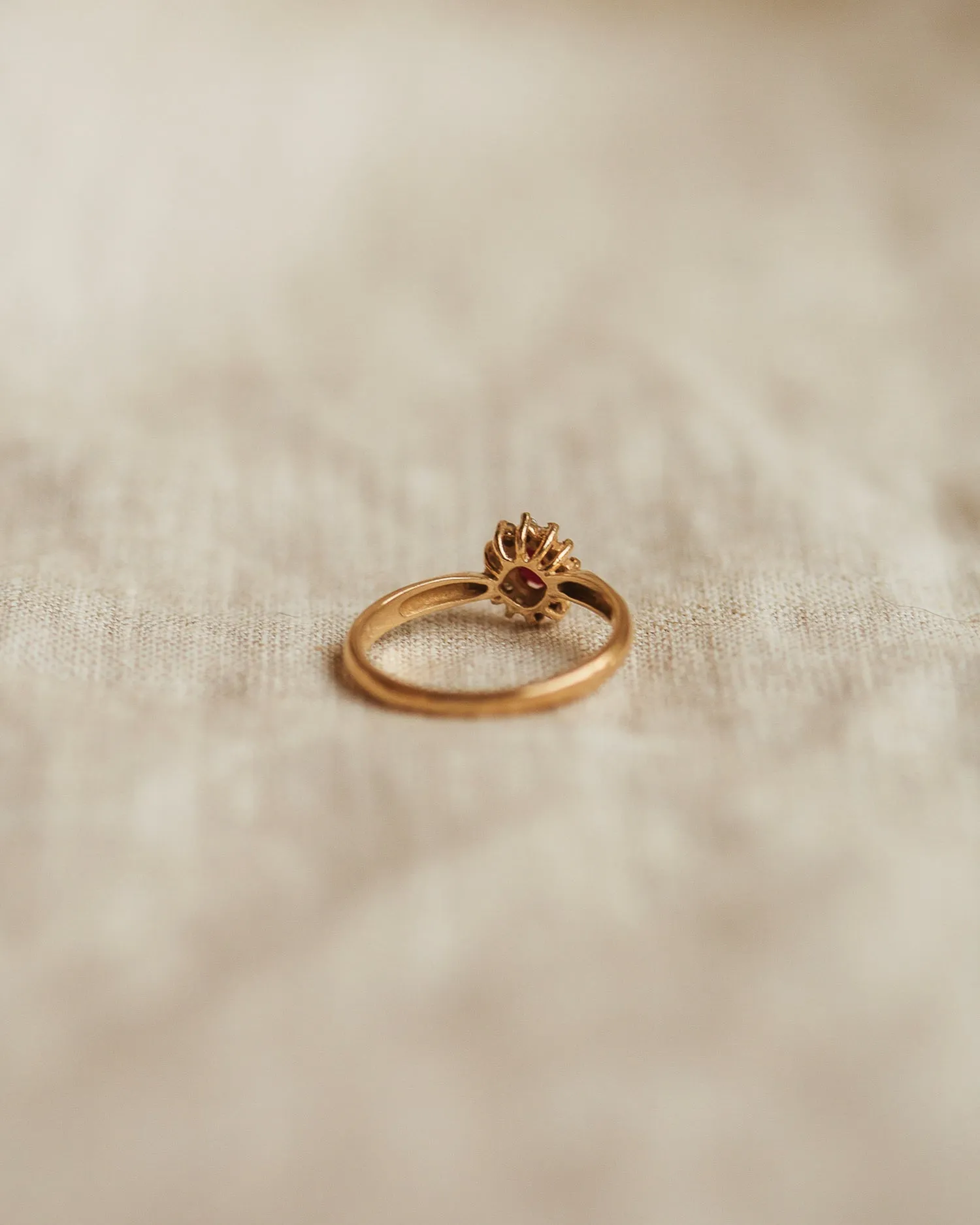 Ophelia 9ct Gold Ruby & Diamond Ring sold by Rock n Rose product image thumbnail 4