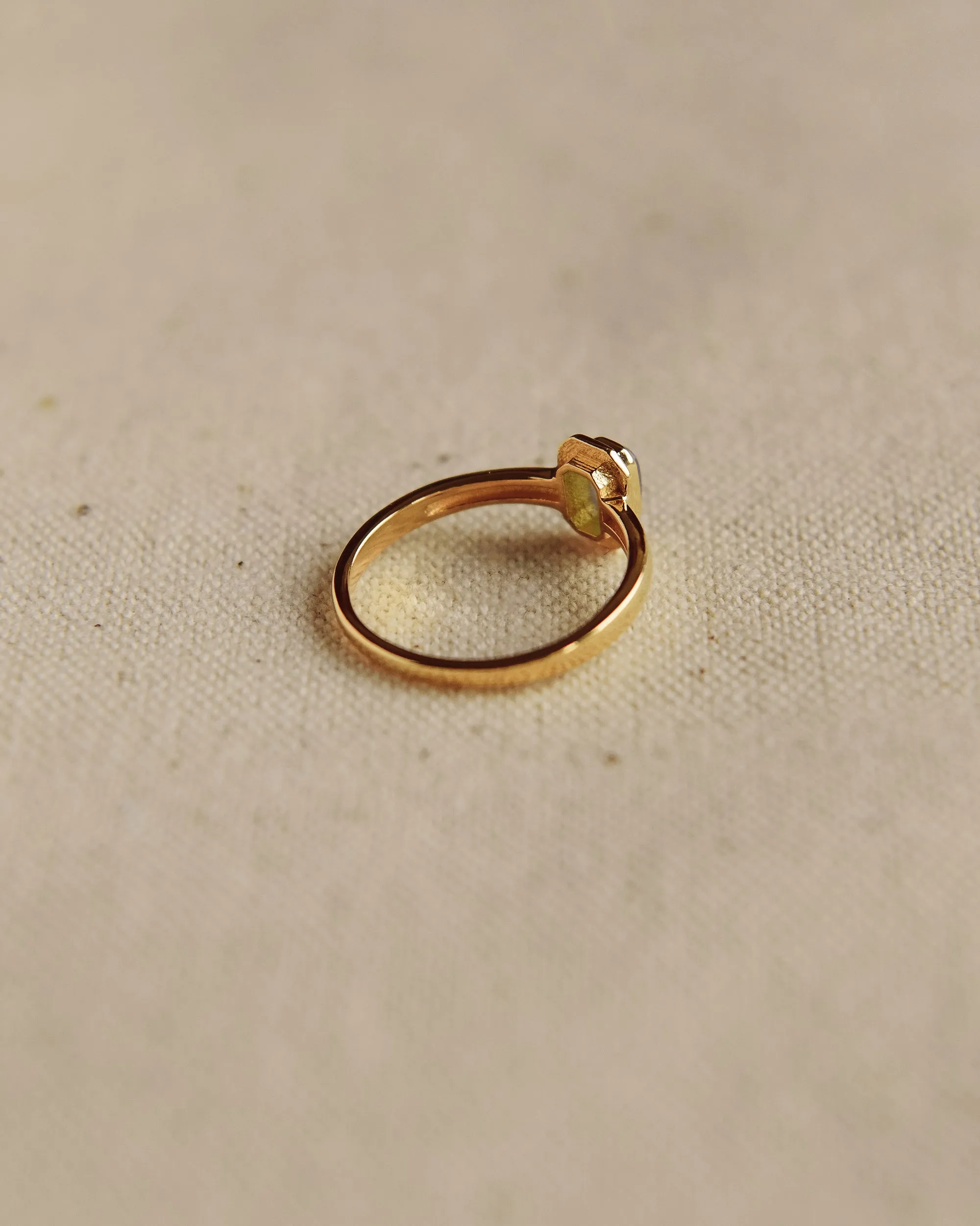 Frances Gold Vermeil Birthstone Ring - May sold by Rock n Rose product image thumbnail 4