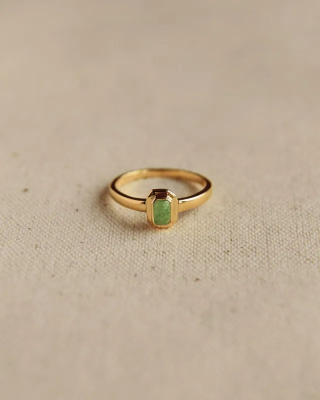 Frances Gold Vermeil Birthstone Ring - May sold by Rock n Rose