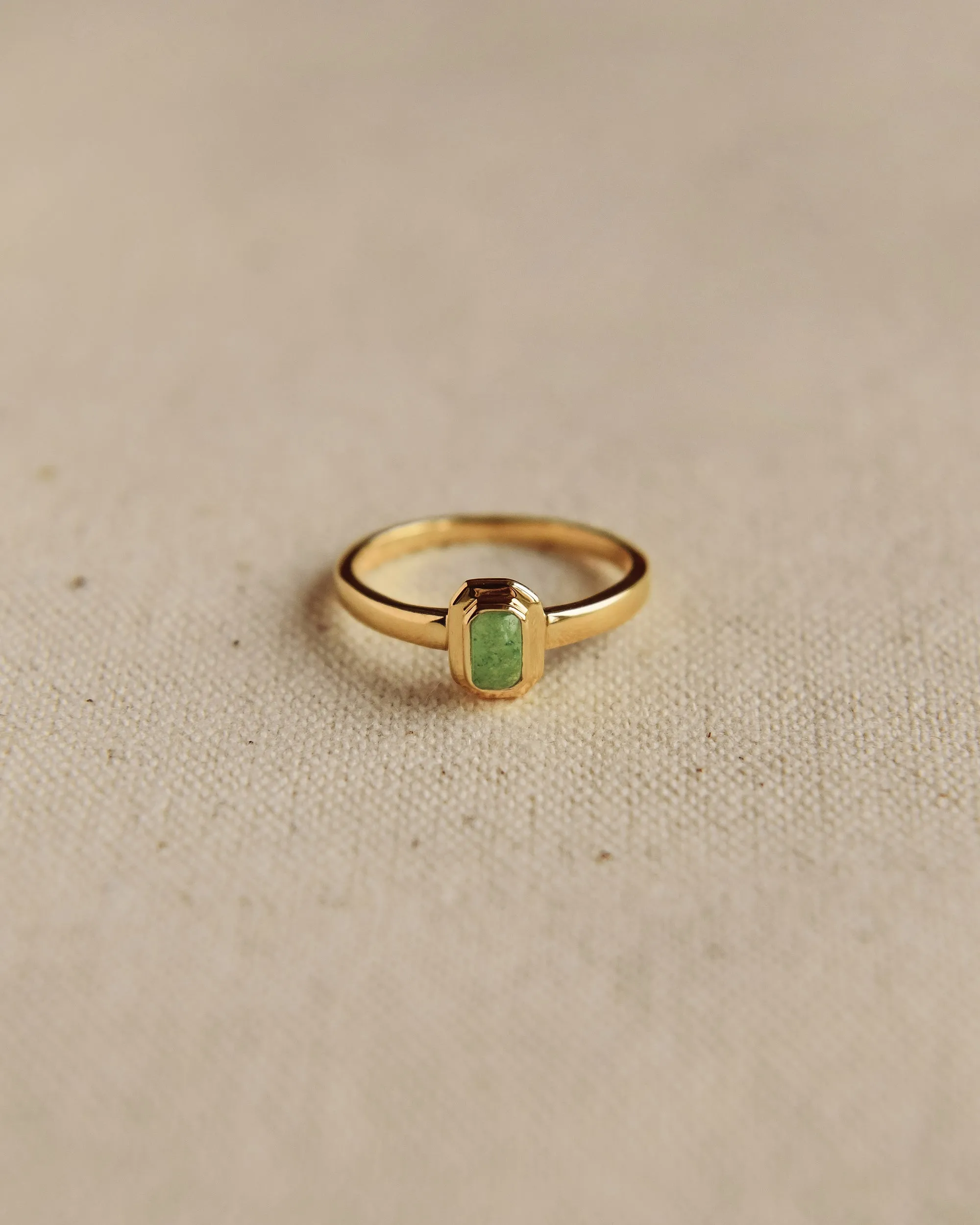 Frances Gold Vermeil Birthstone Ring - May sold by Rock n Rose