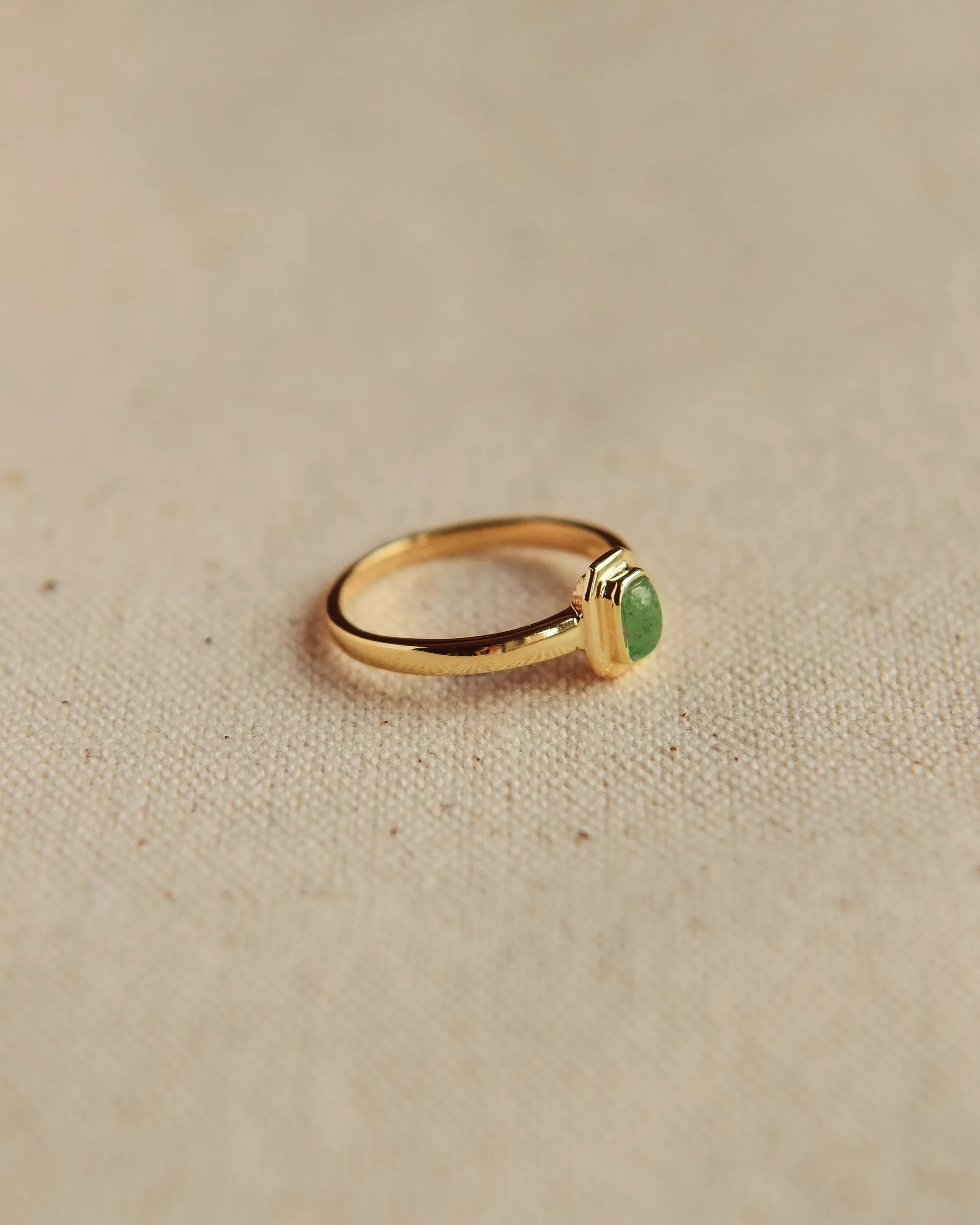 Frances Gold Vermeil Birthstone Ring - May sold by Rock n Rose product image thumbnail 3