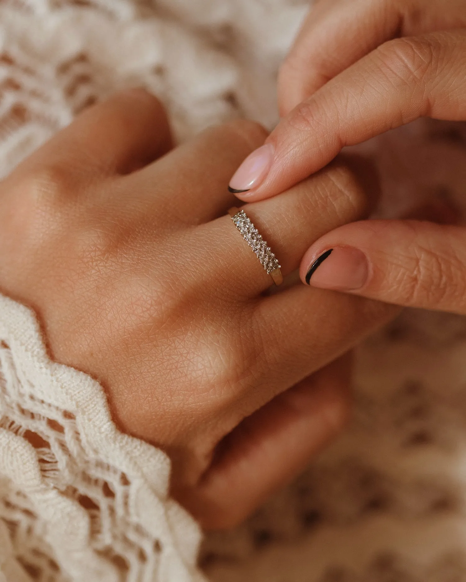 Carmen 9ct Gold Diamond Ring sold by Rock n Rose