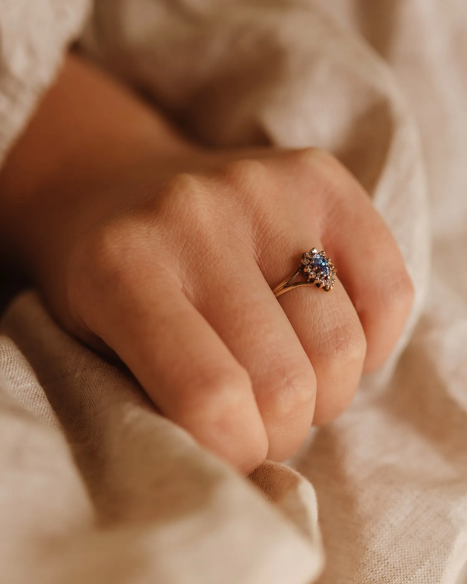 Selma 9ct Gold Tanzanite Ring sold by Rock n Rose product image thumbnail 2