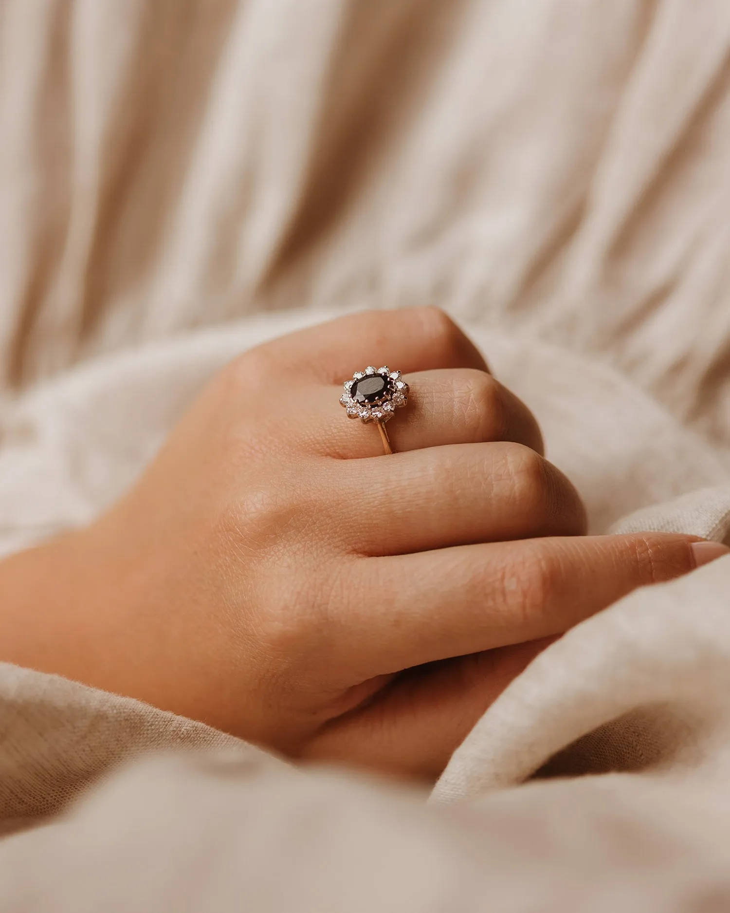 Camilla 9ct Gold Sapphire Ring sold by Rock n Rose