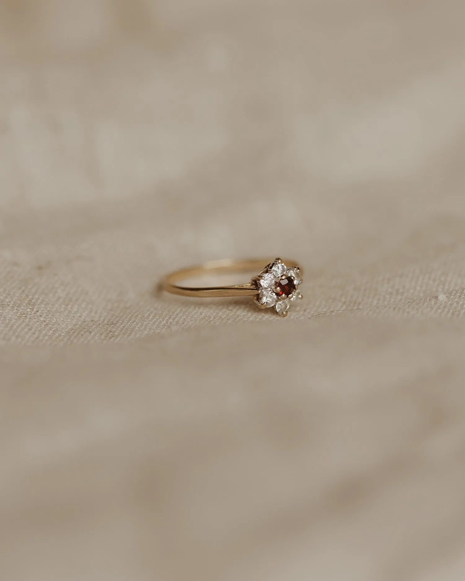 Quinn 9ct Gold Garnet Ring sold by Rock n Rose product image thumbnail 3