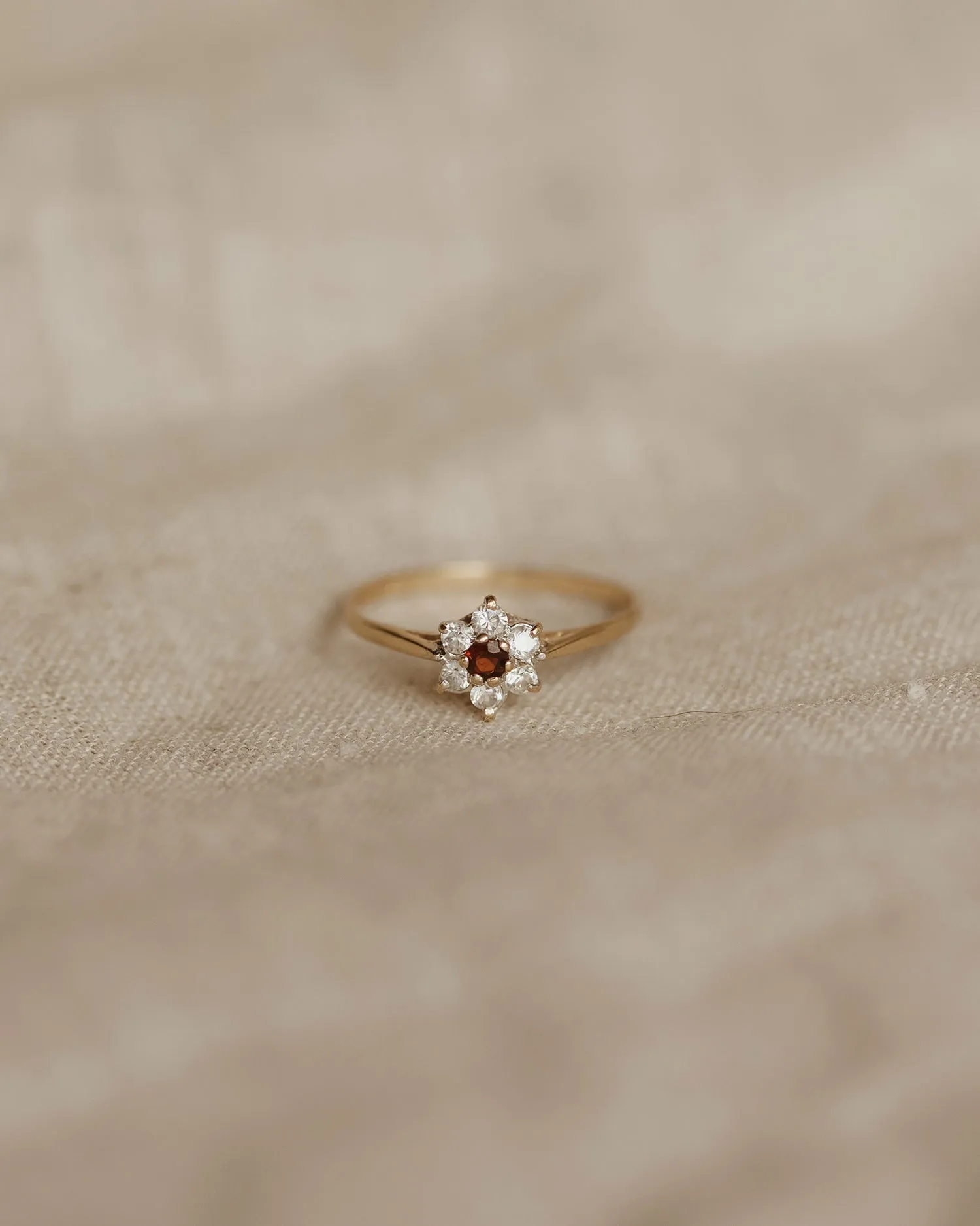 Quinn 9ct Gold Garnet Ring sold by Rock n Rose product image thumbnail 2