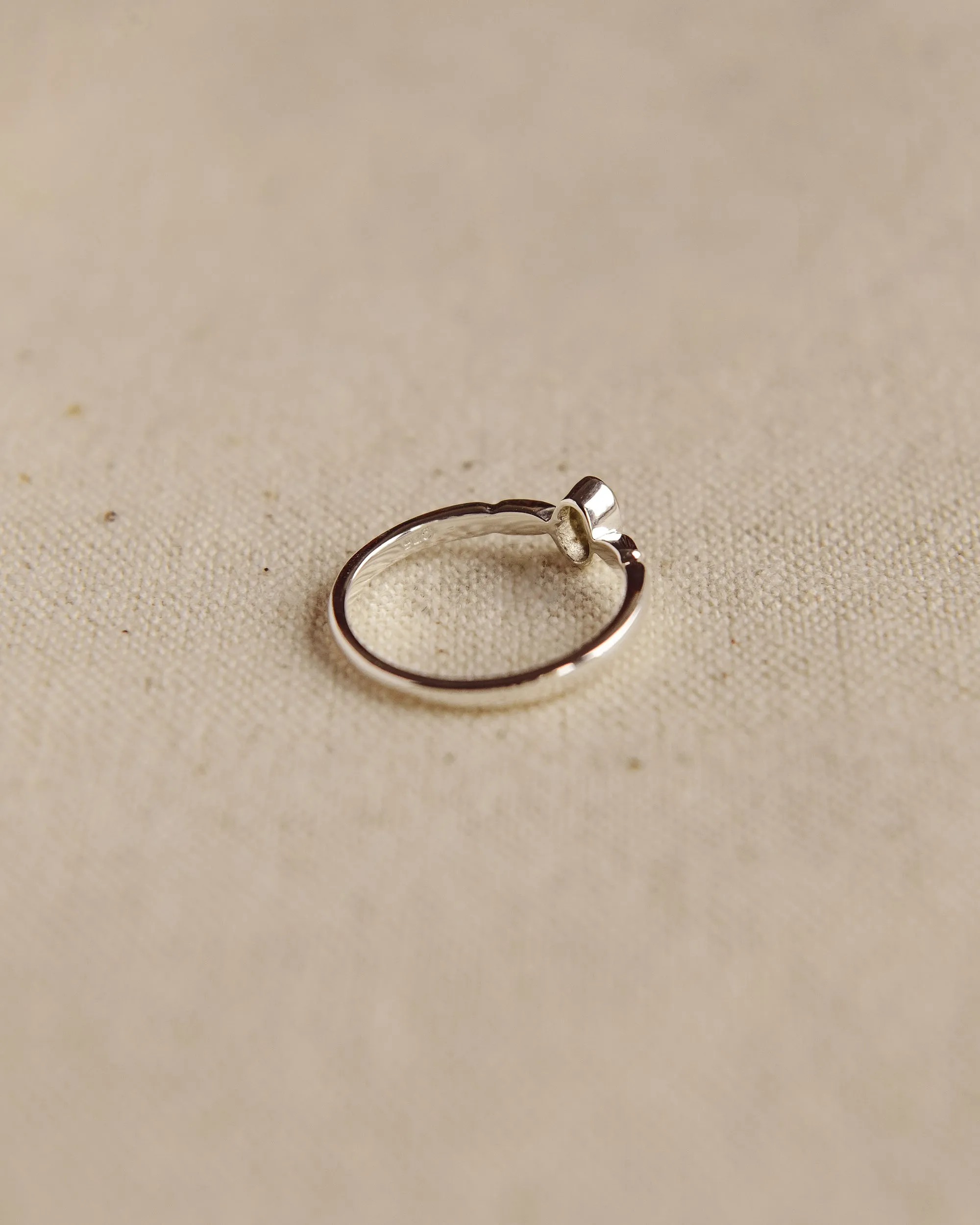 Joanie Sterling Silver Birthstone Ring - May sold by Rock n Rose product image thumbnail 4