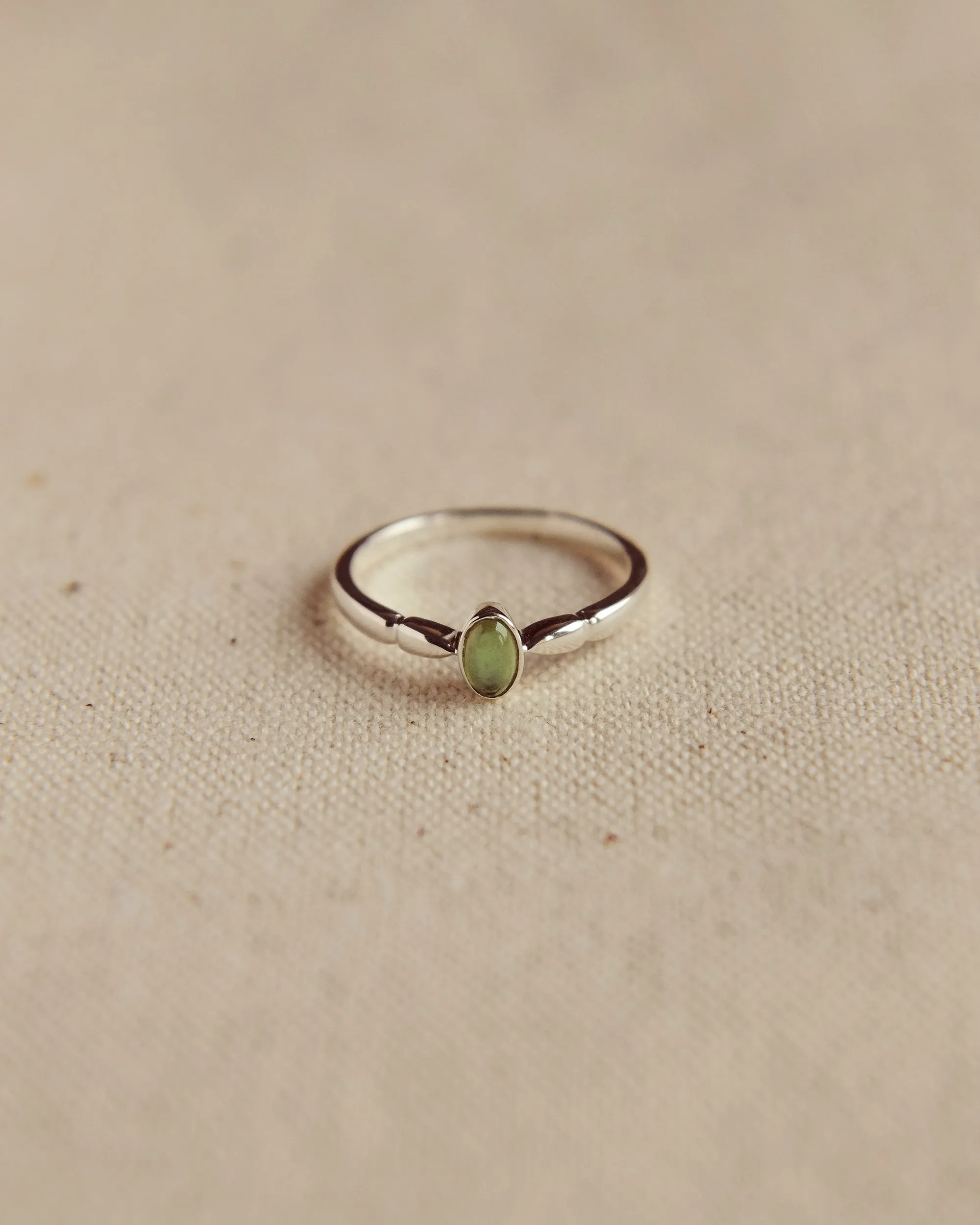 Joanie Sterling Silver Birthstone Ring - May sold by Rock n Rose