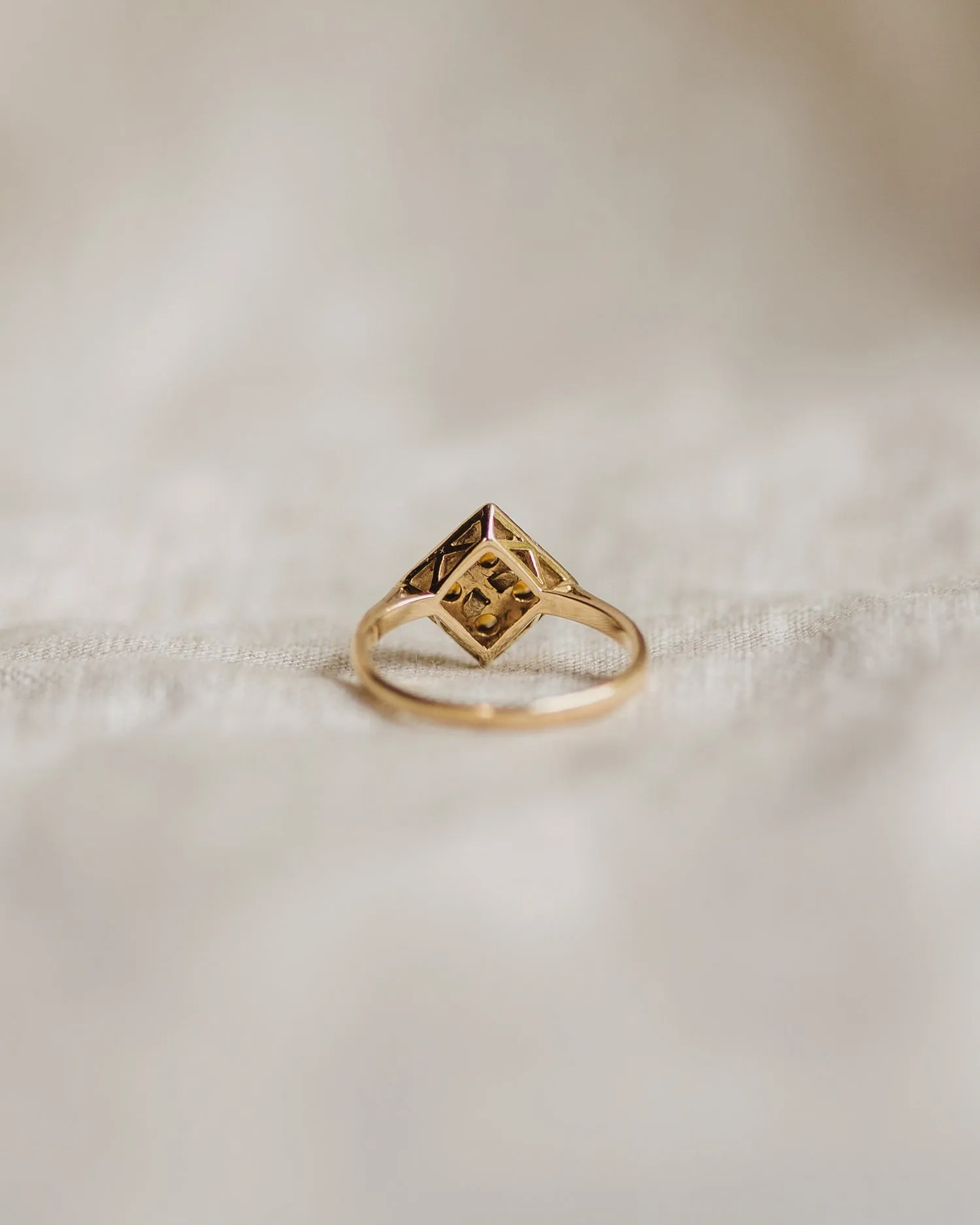 Carmella 9ct Gold Citrine Ring sold by Rock n Rose product image thumbnail 4