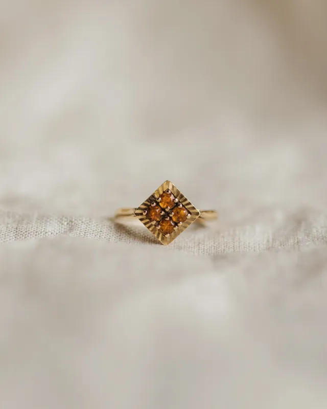 Carmella 9ct Gold Citrine Ring sold by Rock n Rose