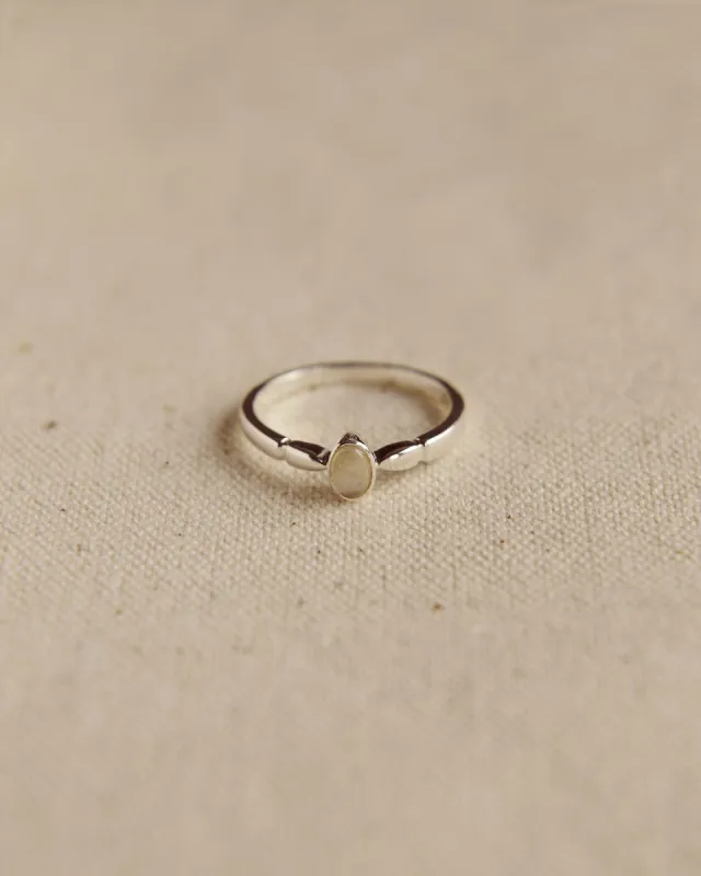 Joanie Sterling Silver Birthstone Ring - October sold by Rock n Rose