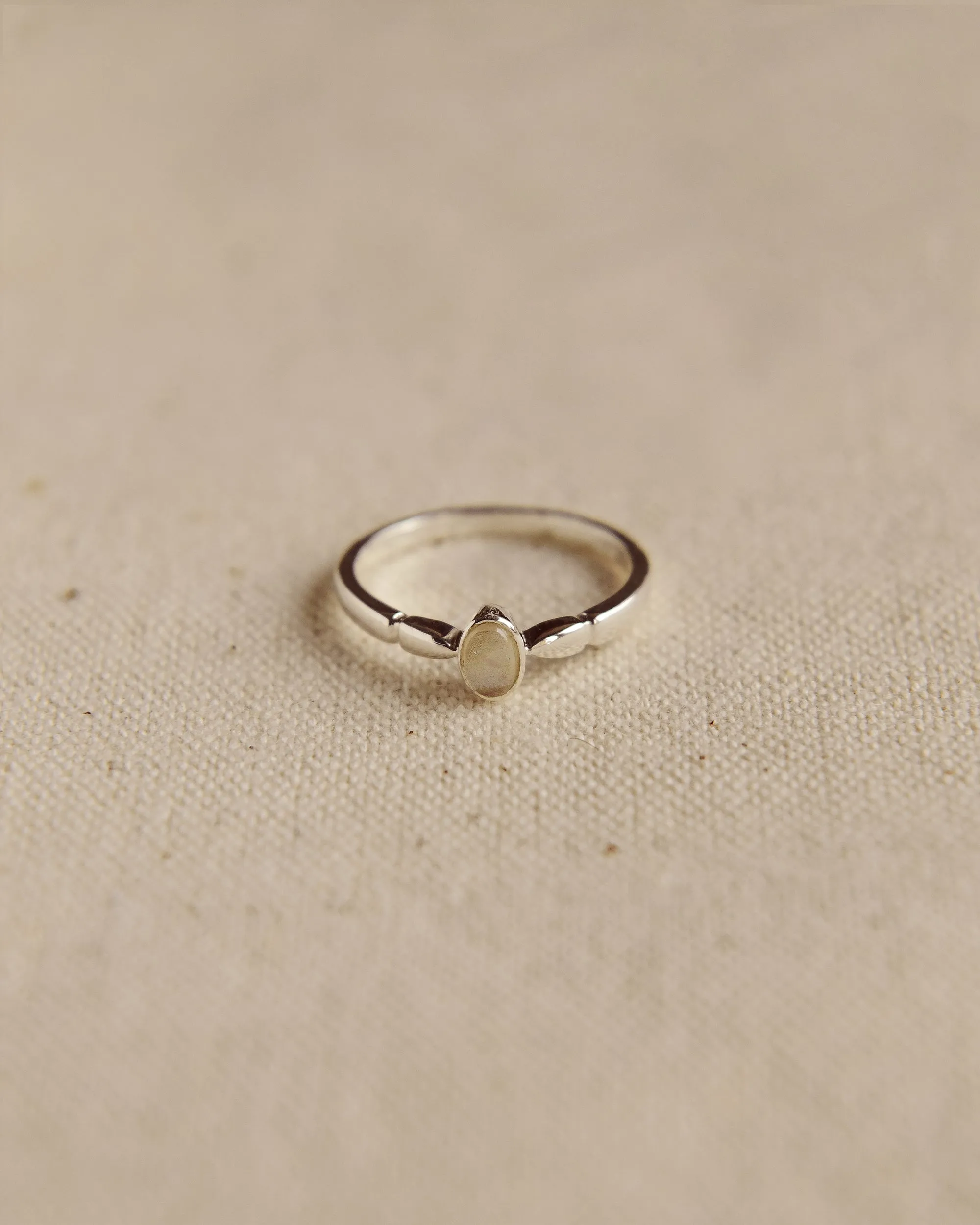 Joanie Sterling Silver Birthstone Ring - October sold by Rock n Rose