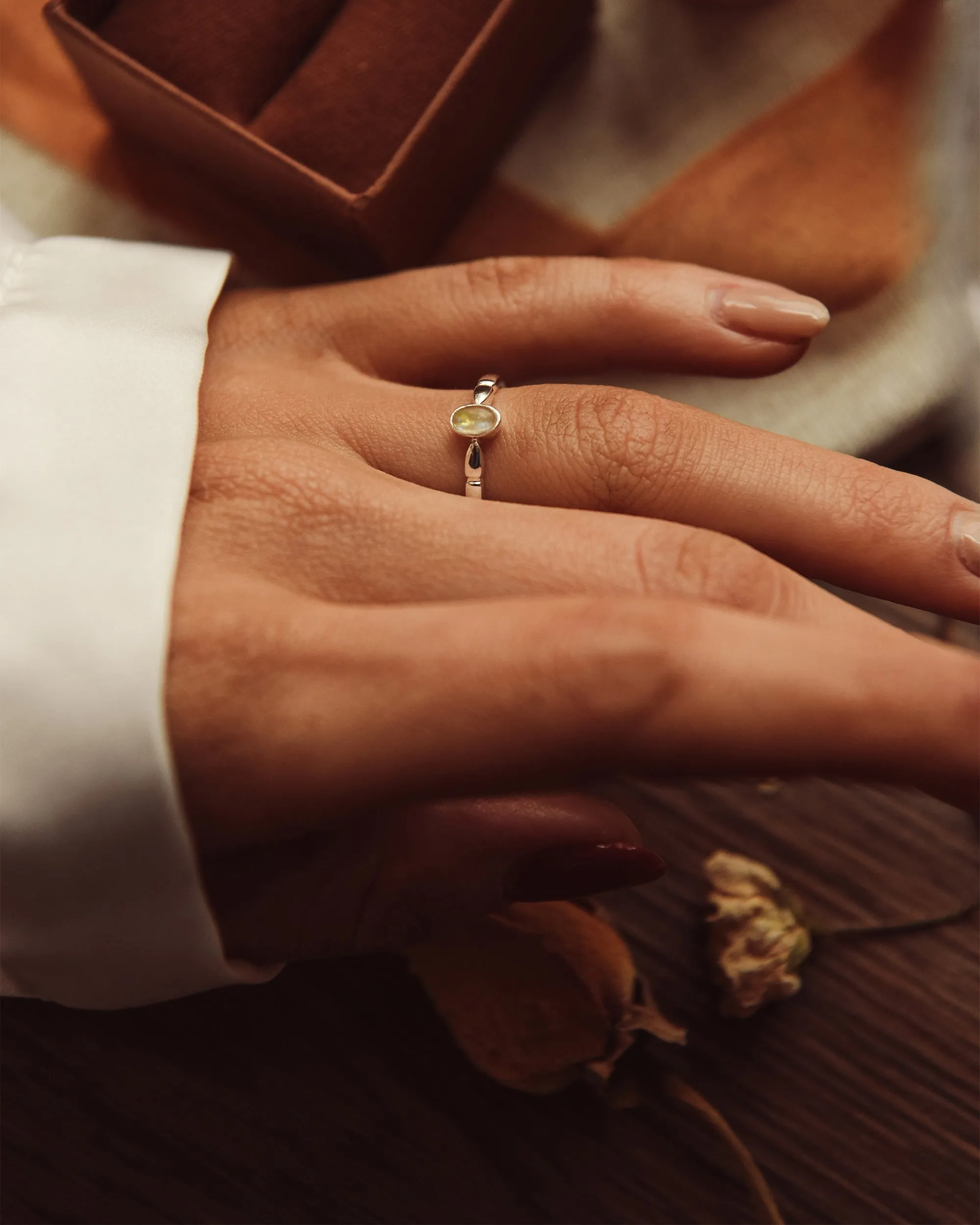 Joanie Sterling Silver Birthstone Ring - October sold by Rock n Rose product image thumbnail 2