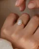 Marian 1983 Vintage 9ct Gold Opal & Diamond Cluster Ring sold by Rock n Rose