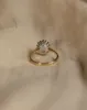 Marian 1983 Vintage 9ct Gold Opal & Diamond Cluster Ring sold by Rock n Rose