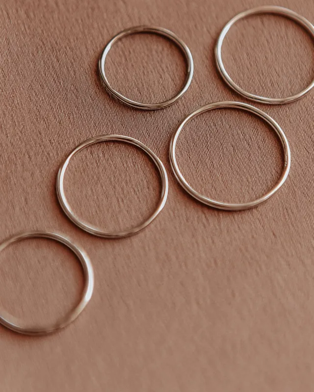 Sara Sterling Silver Simple Band Ring sold by Rock n Rose