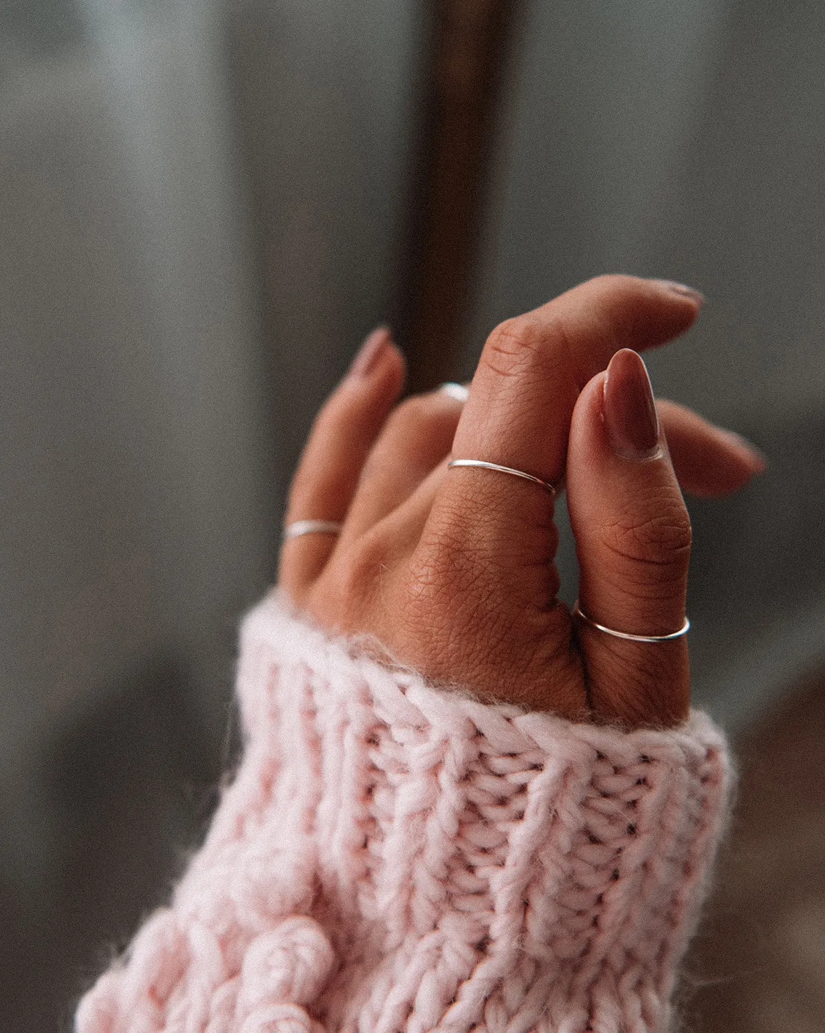 Sara Sterling Silver Simple Band Ring sold by Rock n Rose product image thumbnail 2