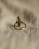 Gretchen Vintage 14ct Gold Jade Marquise Ring sold by Rock n Rose